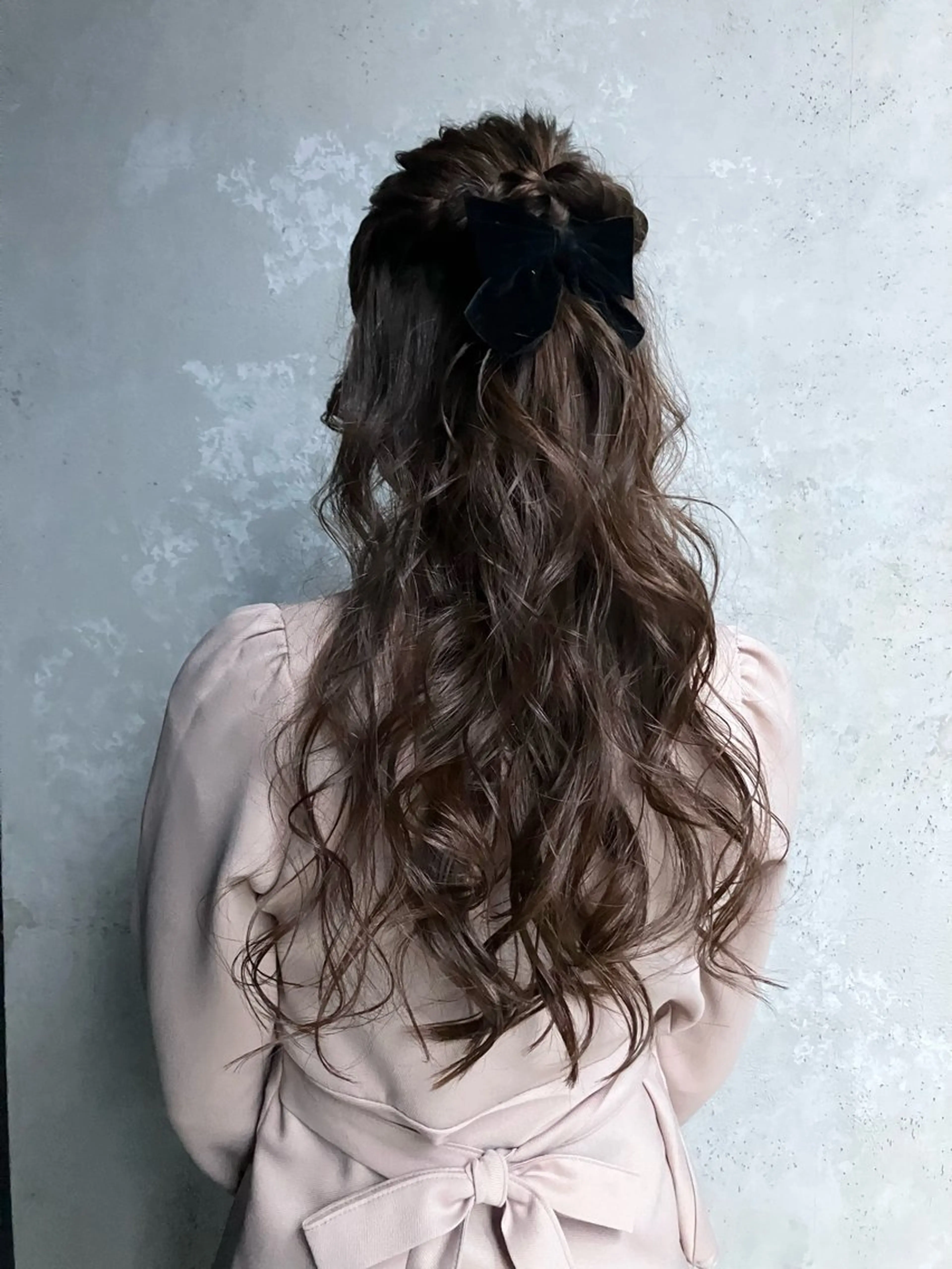 ヘアアレンジ ハーフアップ ヘアカラー トリートメント ヘッドスパ 【kotona】GrandStorysalon所属・kotona 🤍miuraのヘアスタイル