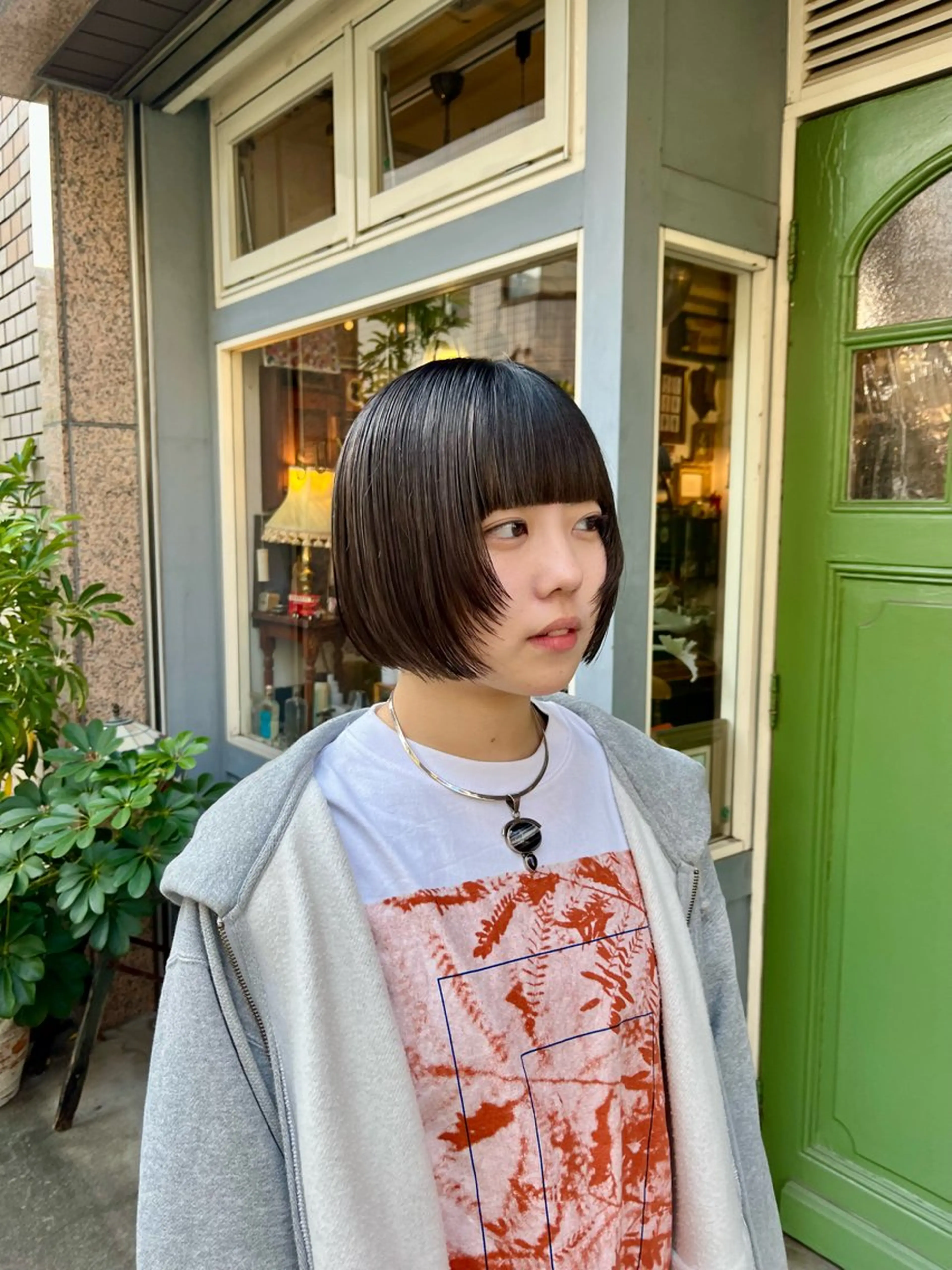 ショート カット ヘアカラー トリートメント ヘッドスパ 朝が楽なパーマ 🌱ショート/緒方椋のヘアスタイル