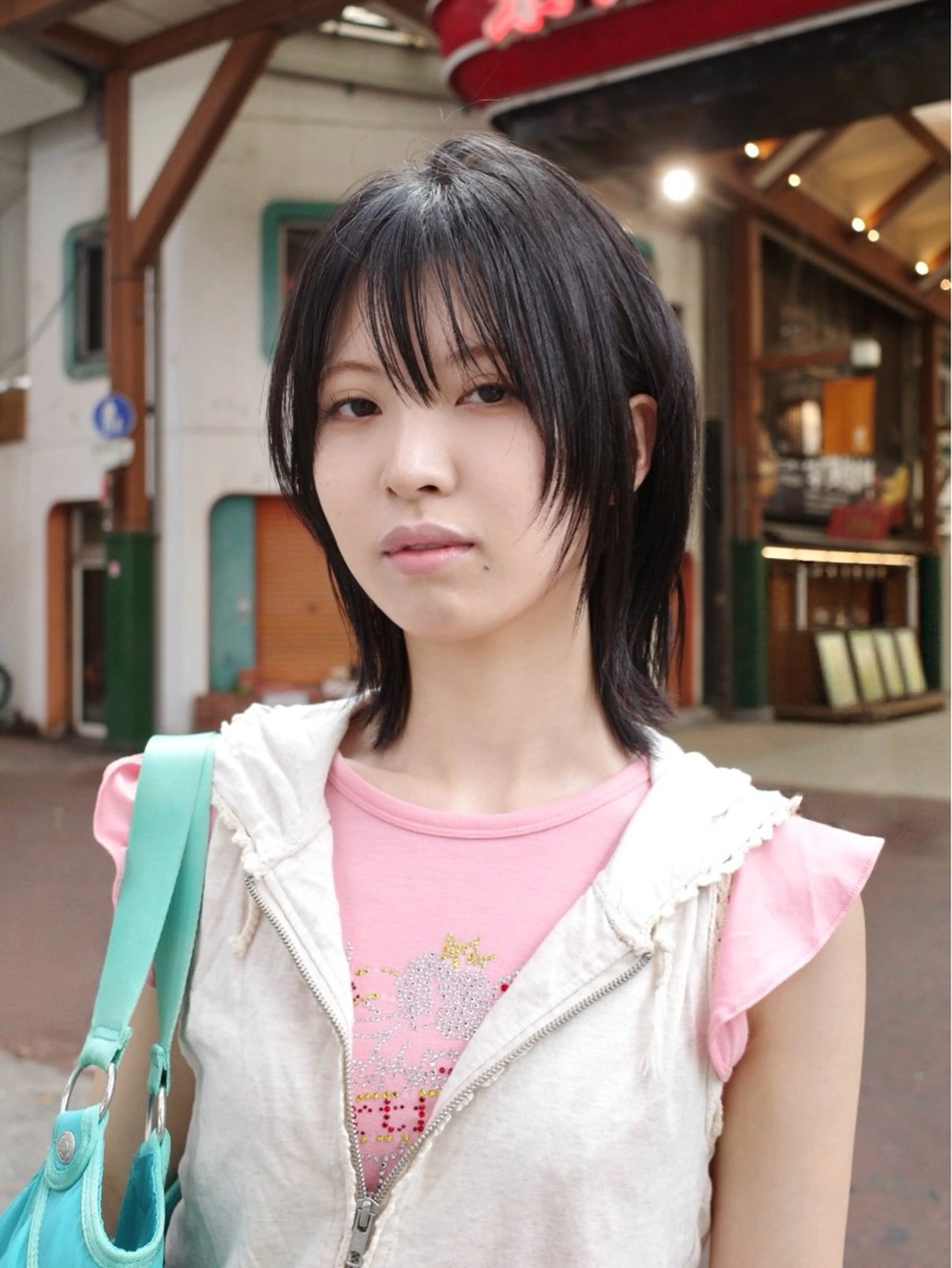 ミディアム カラー カット ヘアカラー ハイトーン/ウルフ/ レイヤー/Asukaのヘアスタイル