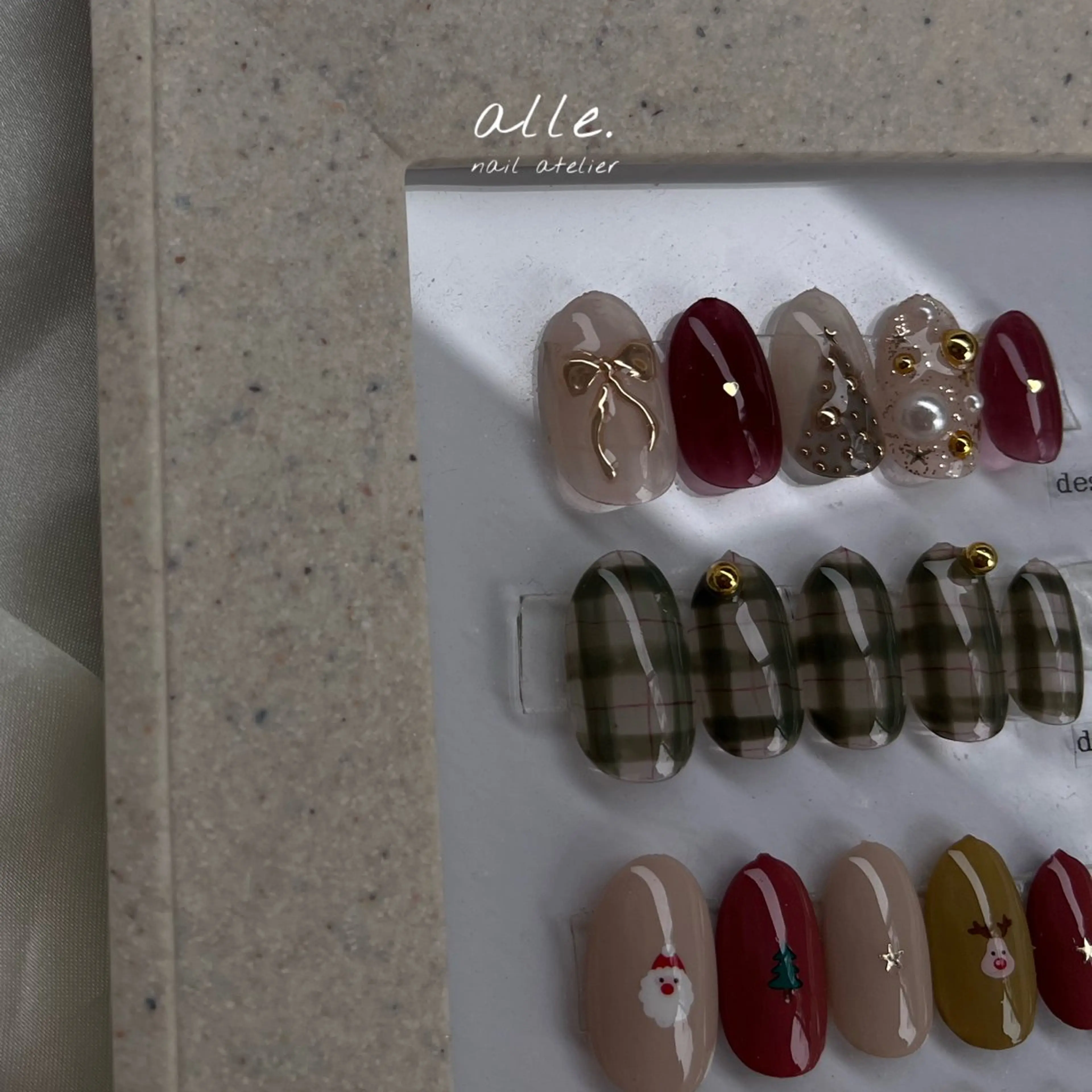 ネイル ハンドネイル atelier alle.のネイルデザイン