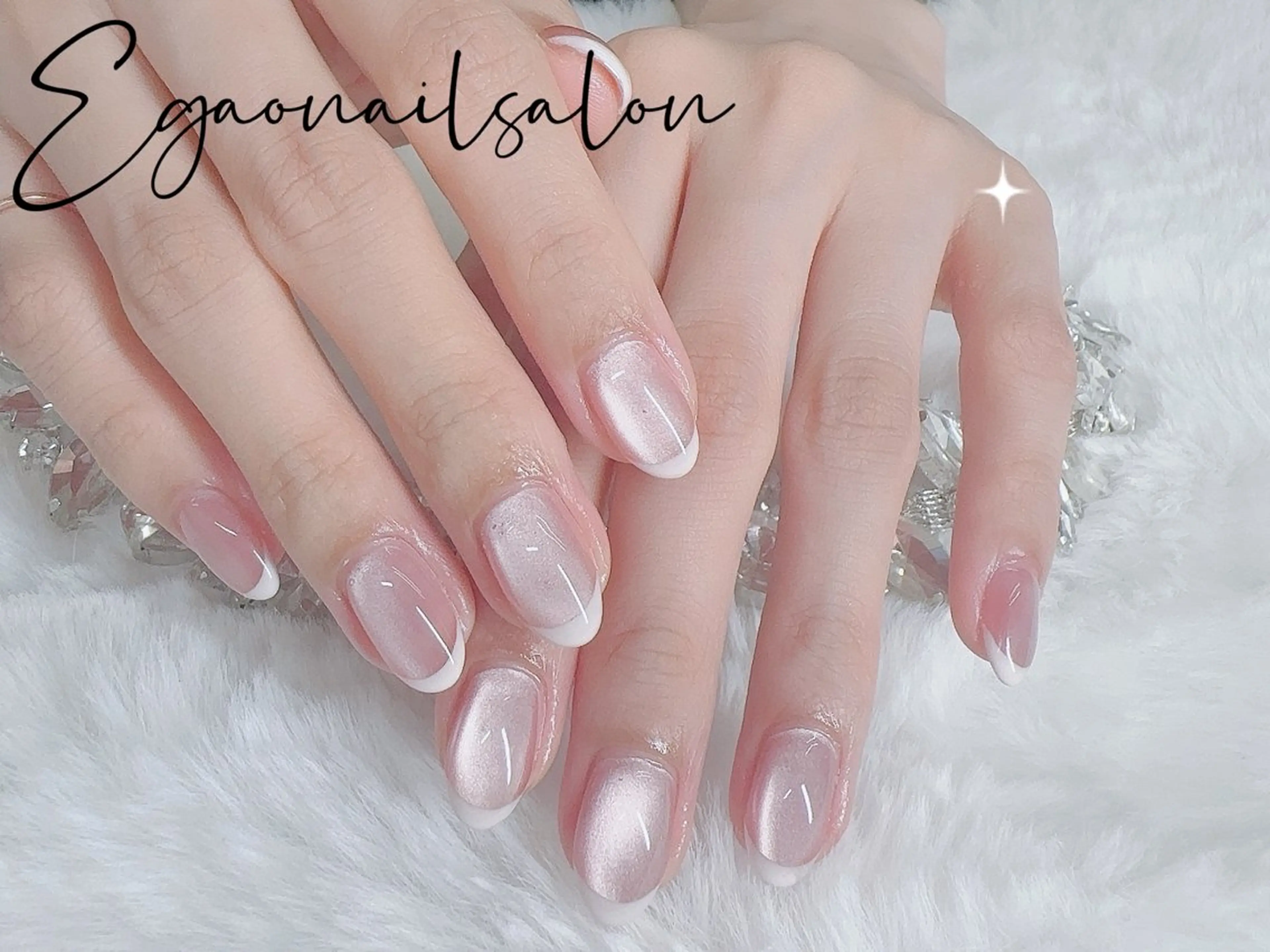 ネイル アートネイル フットネイル フレンチネイル ジェルネイル グラデーション ハンドネイル Egao Nail錦糸町店のネイルデザイン
