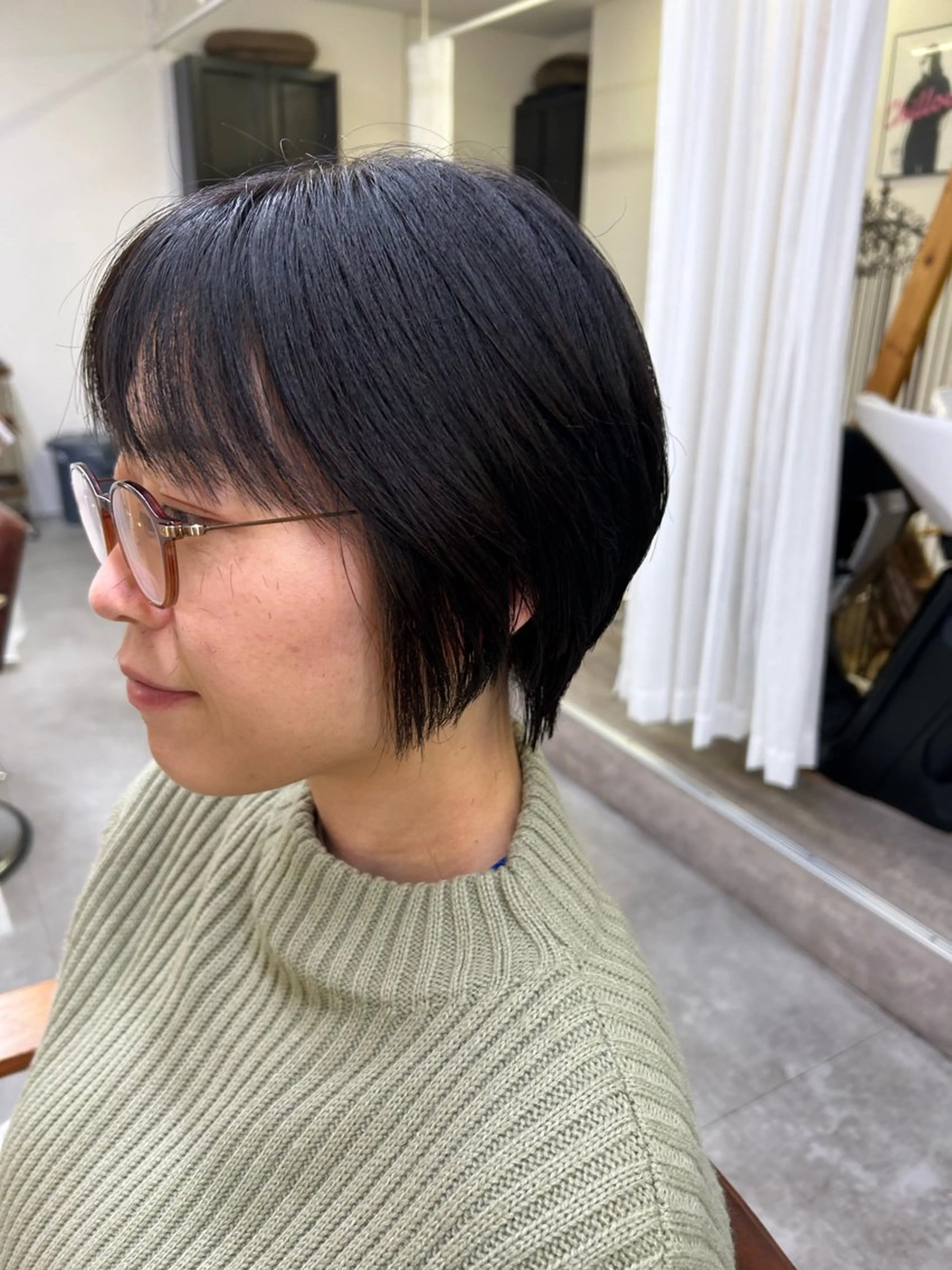 ショート 藤田 果穂のヘアスタイル