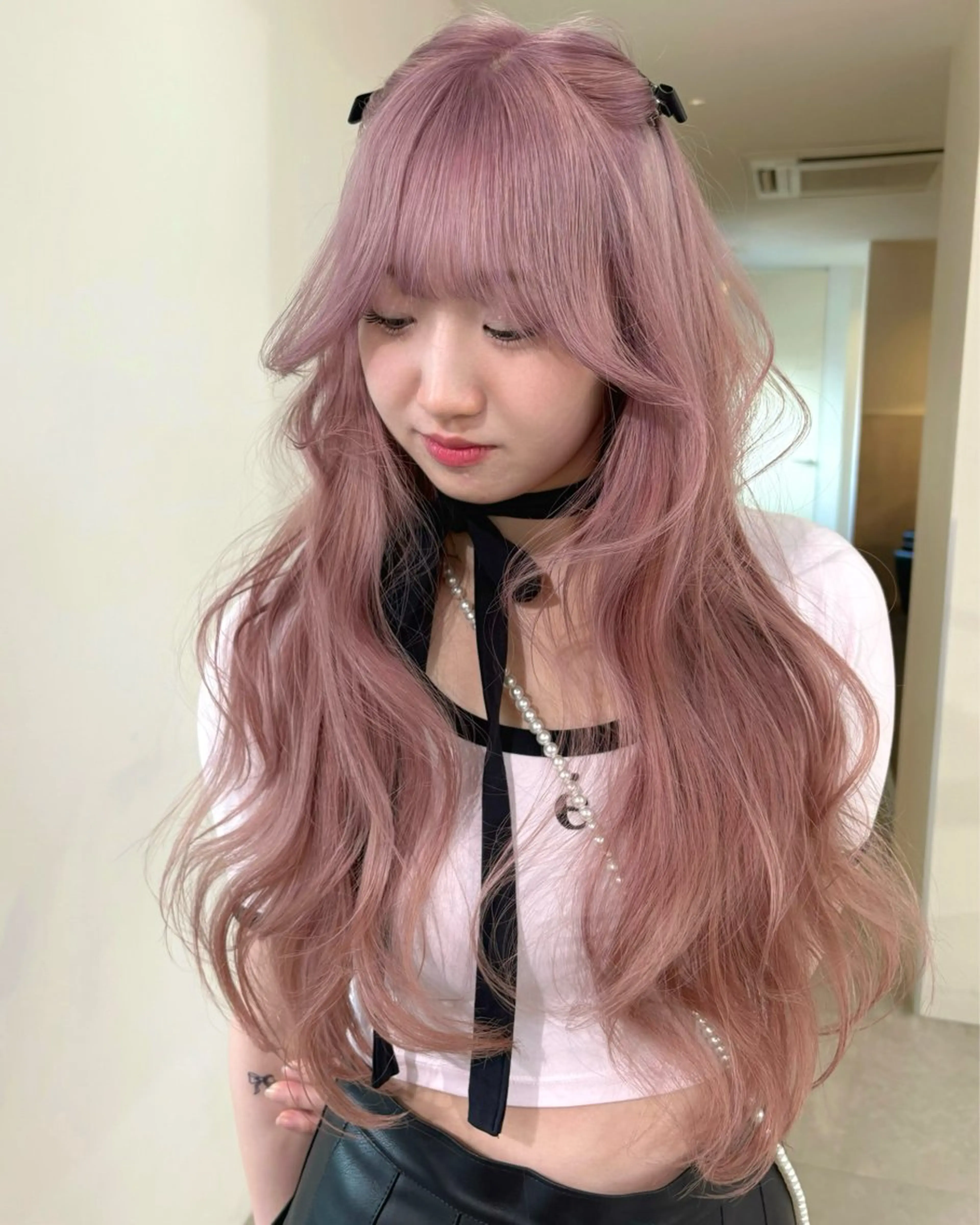 【ワンカラー＋盛れる顔まわりカット👱🏻‍♀️💕】ふとした瞬間も抜かりなく可愛く✨✨の写真