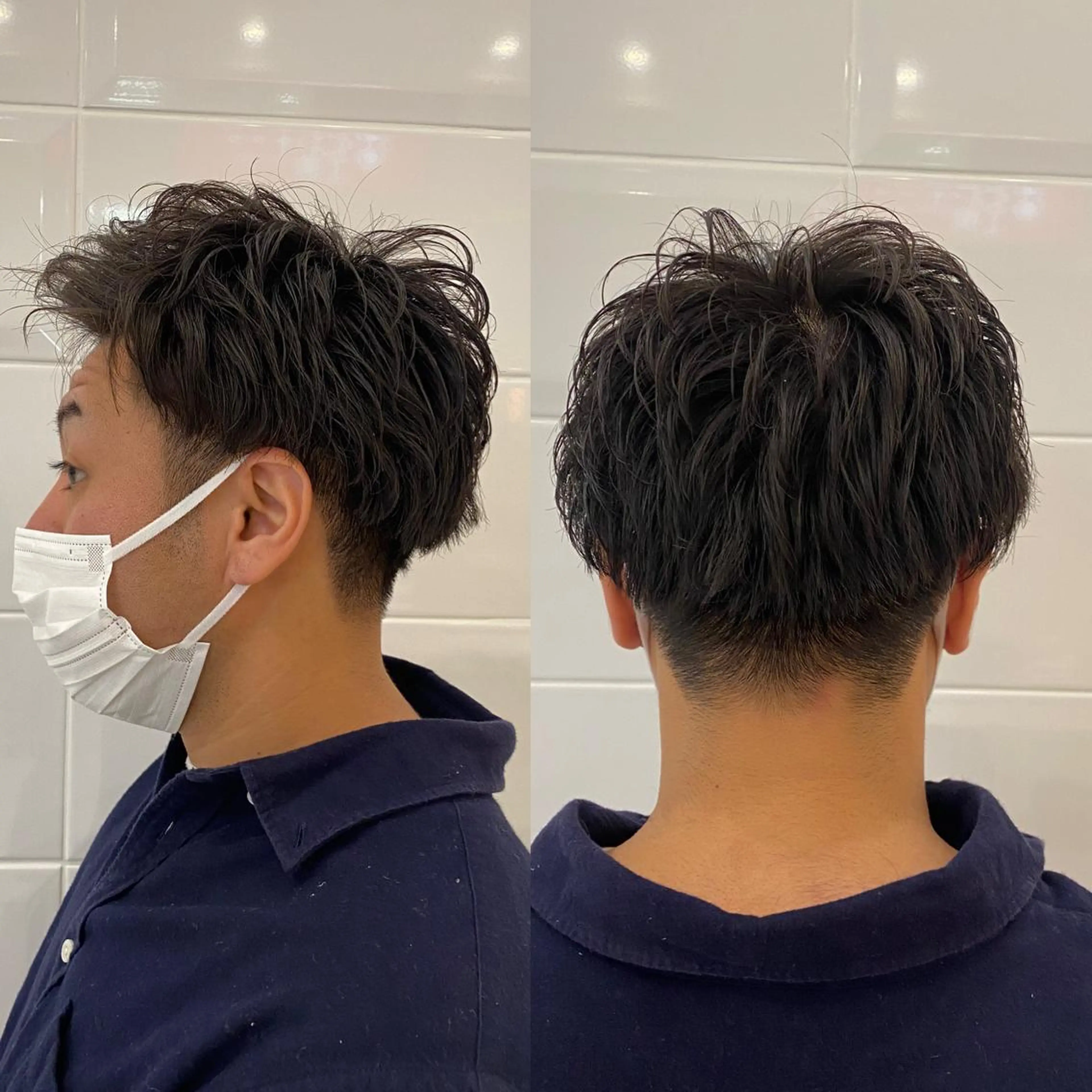 メンズ ツーブロック 刈り上げ 竹内 美貴のヘアスタイル