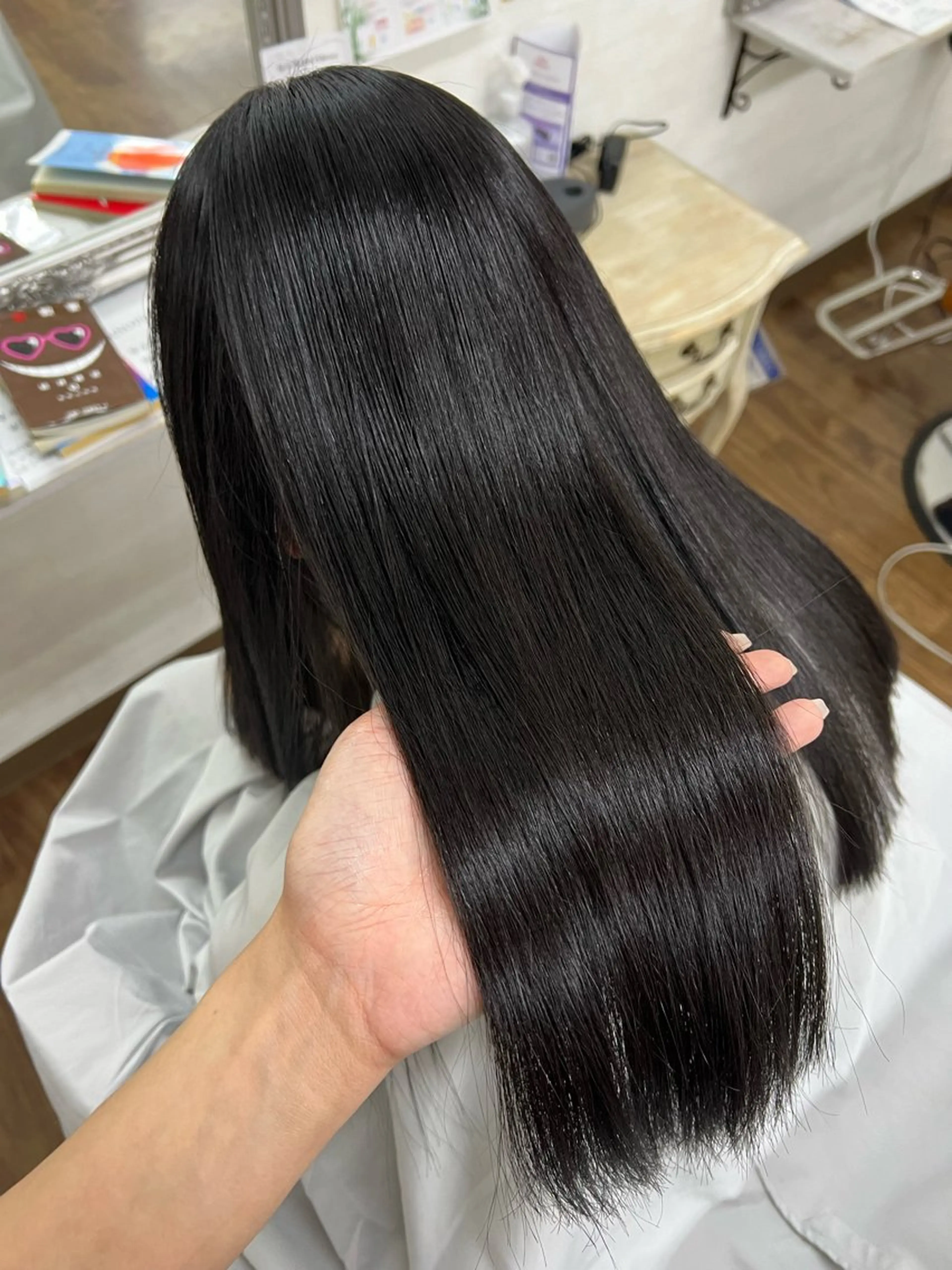 ロング カット トリートメント AQAFit所属・藤野 莉奈のヘアスタイル