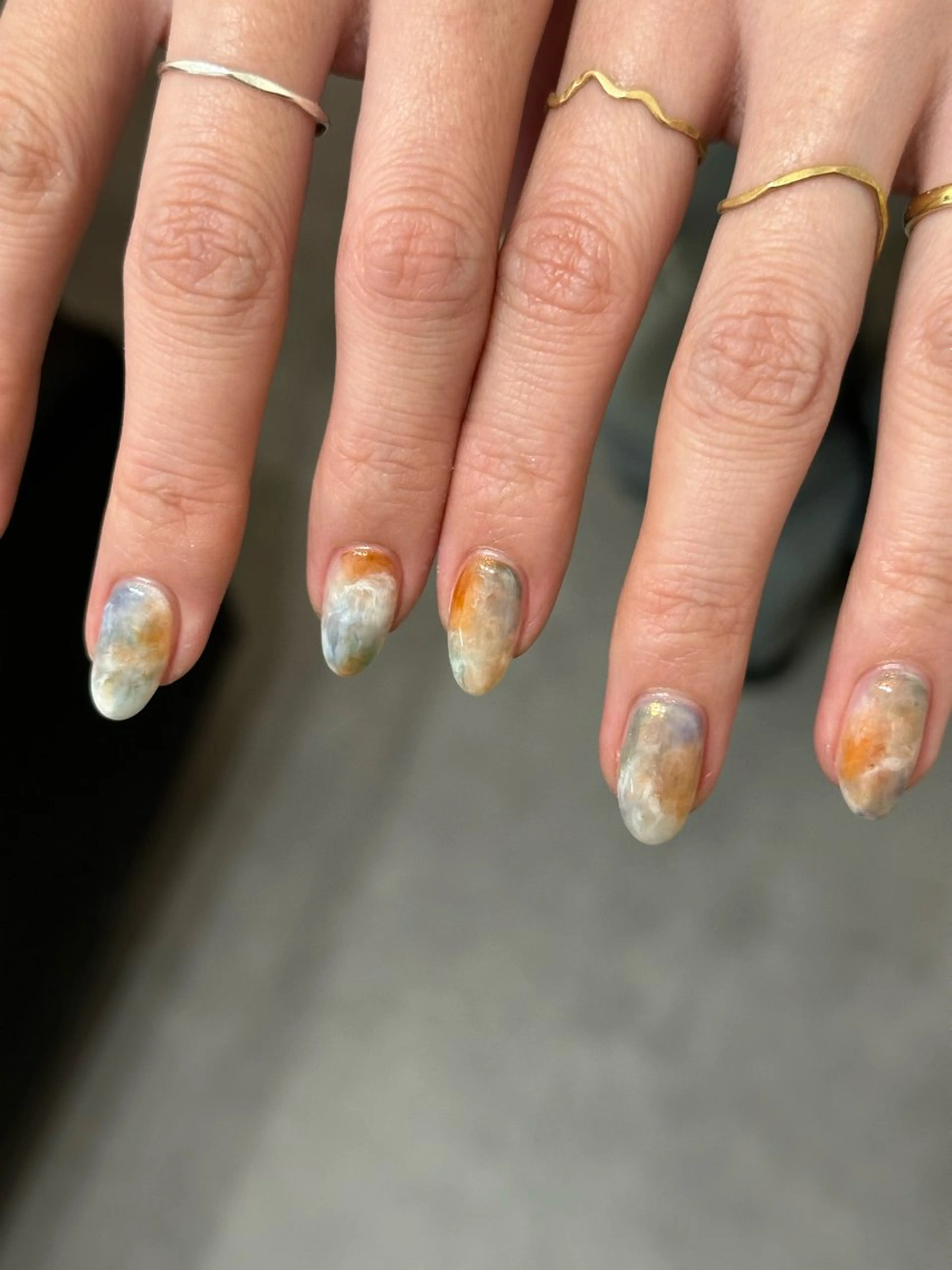 ネイル ハンドネイル フットネイル kiii.__ ✴︎*のネイルデザイン