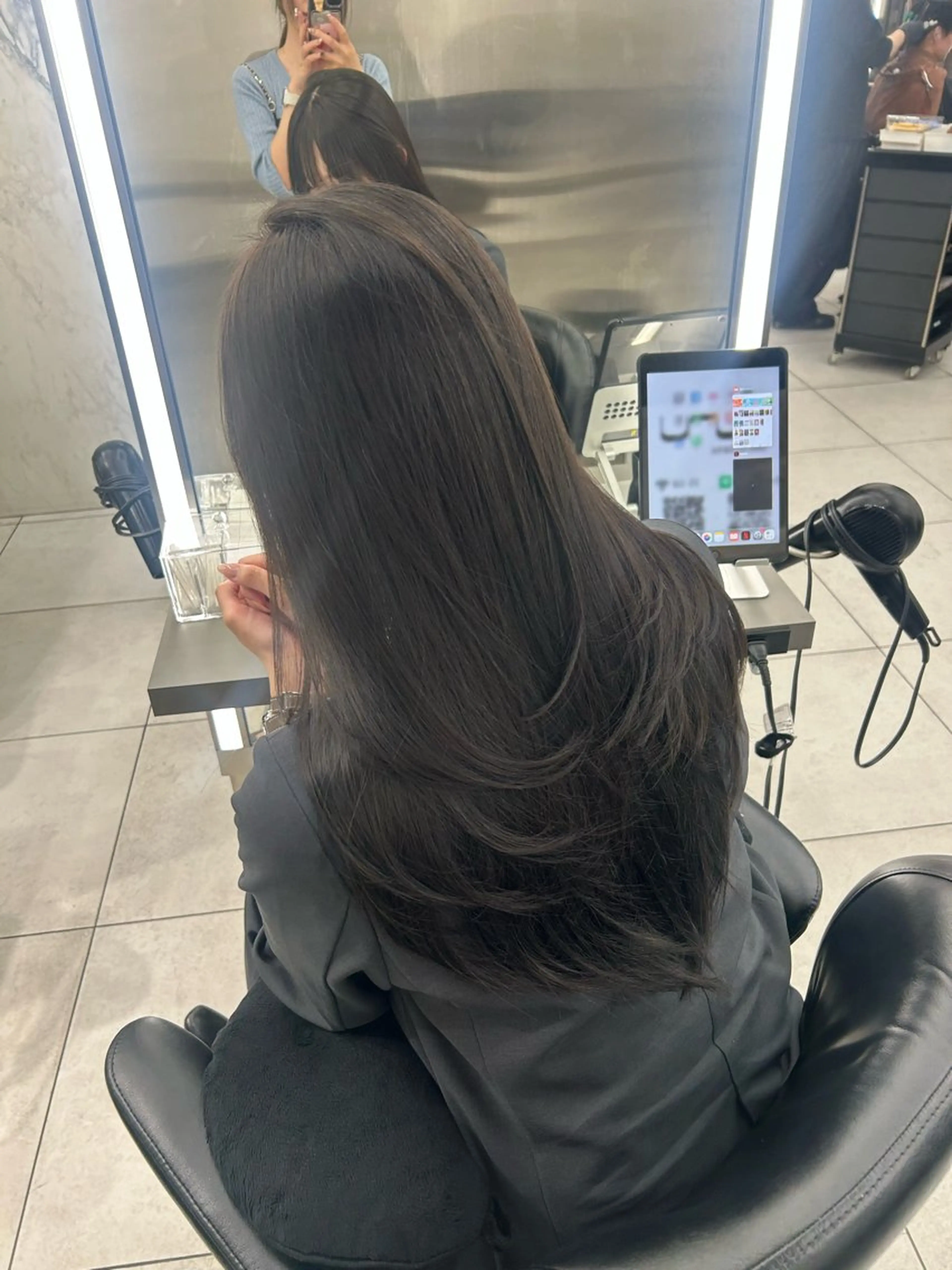 ロング カット ヘアカラー トリートメント 銀座/韓国ヘア🤍 レイヤーAYUMIのヘアスタイル