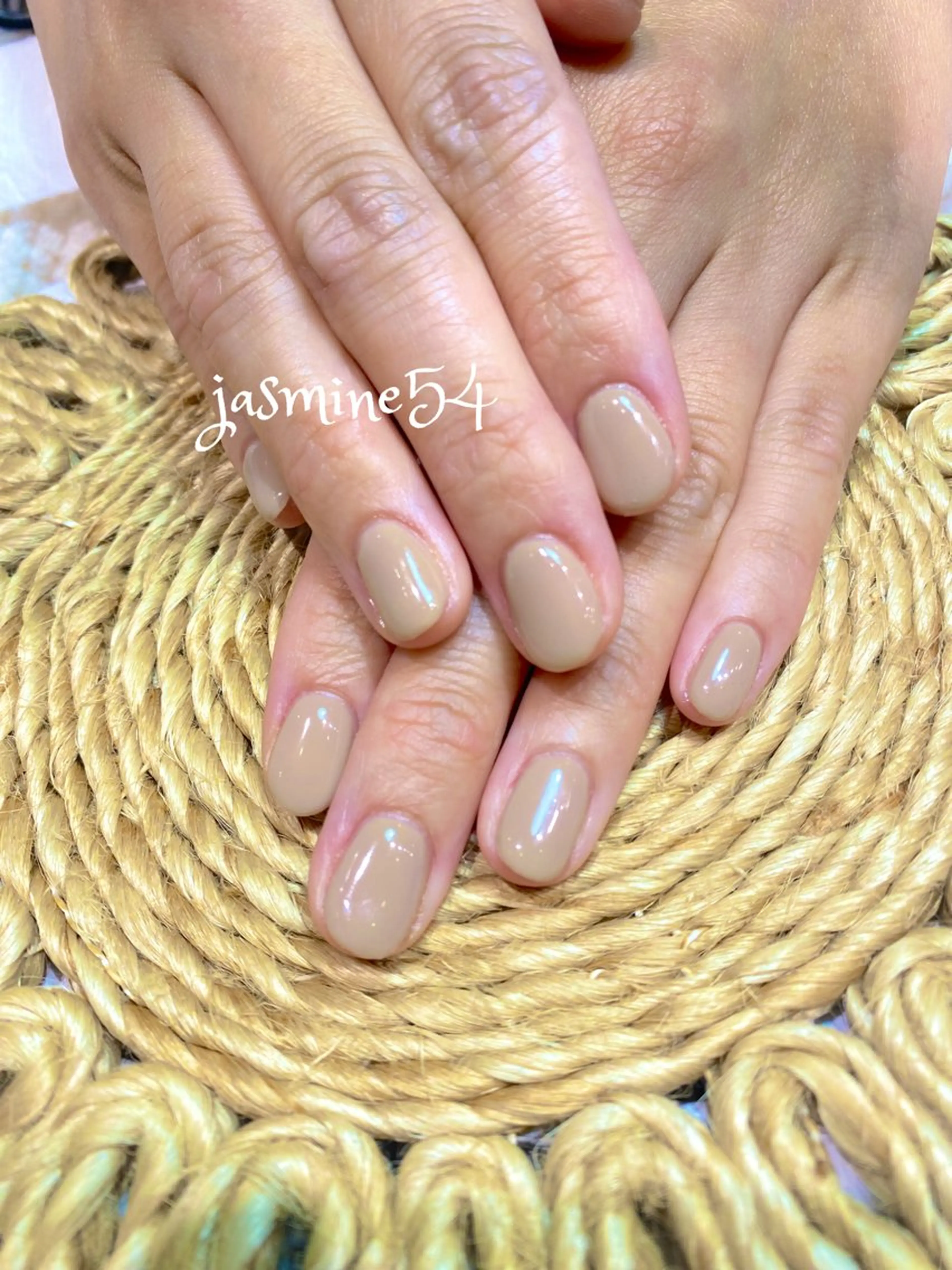 ネイル ワンカラーネイル jasmine54 mihoのネイルデザイン