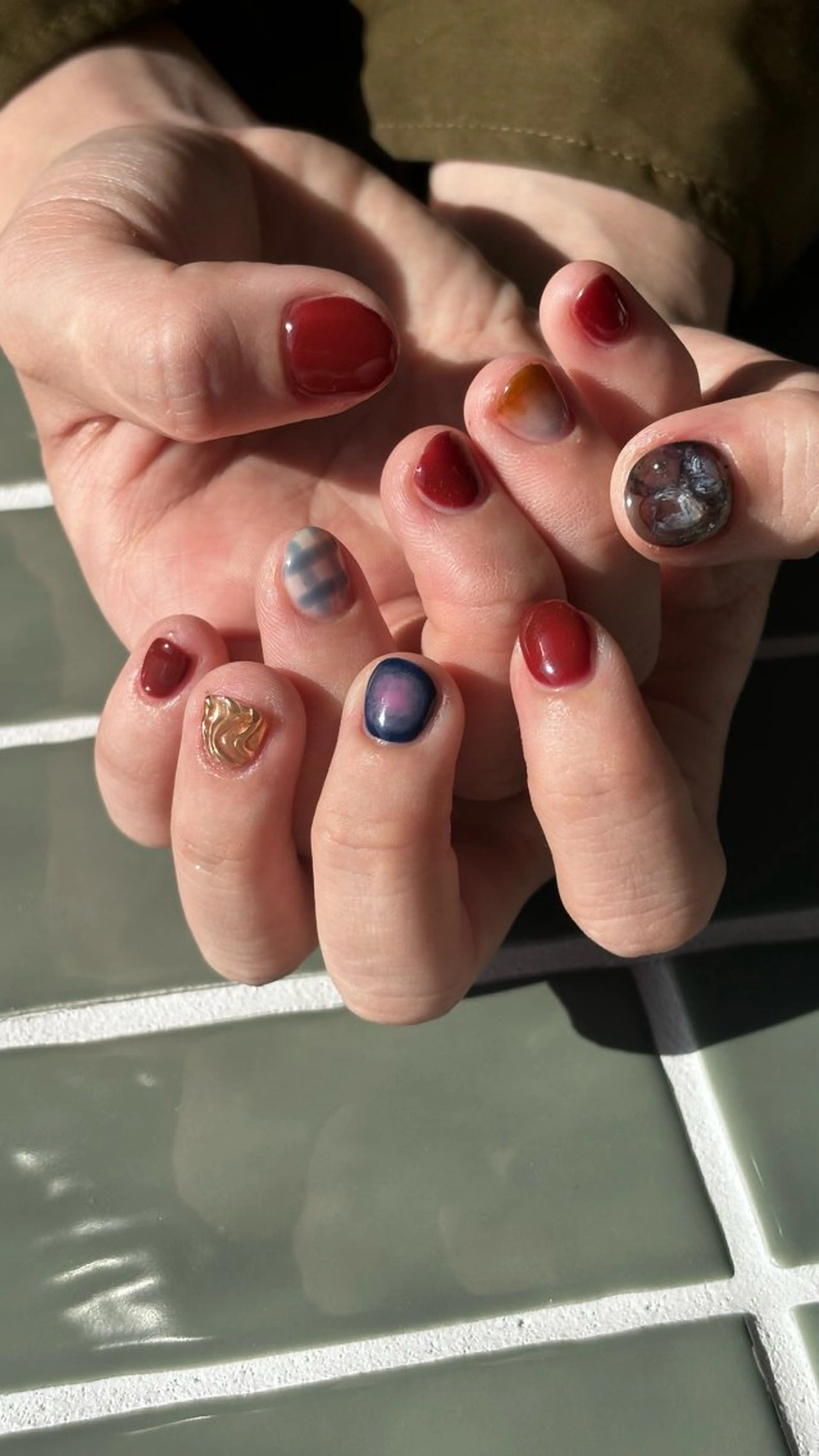 ネイル シンプルネイル SOL　nail イマナカのネイルデザイン
