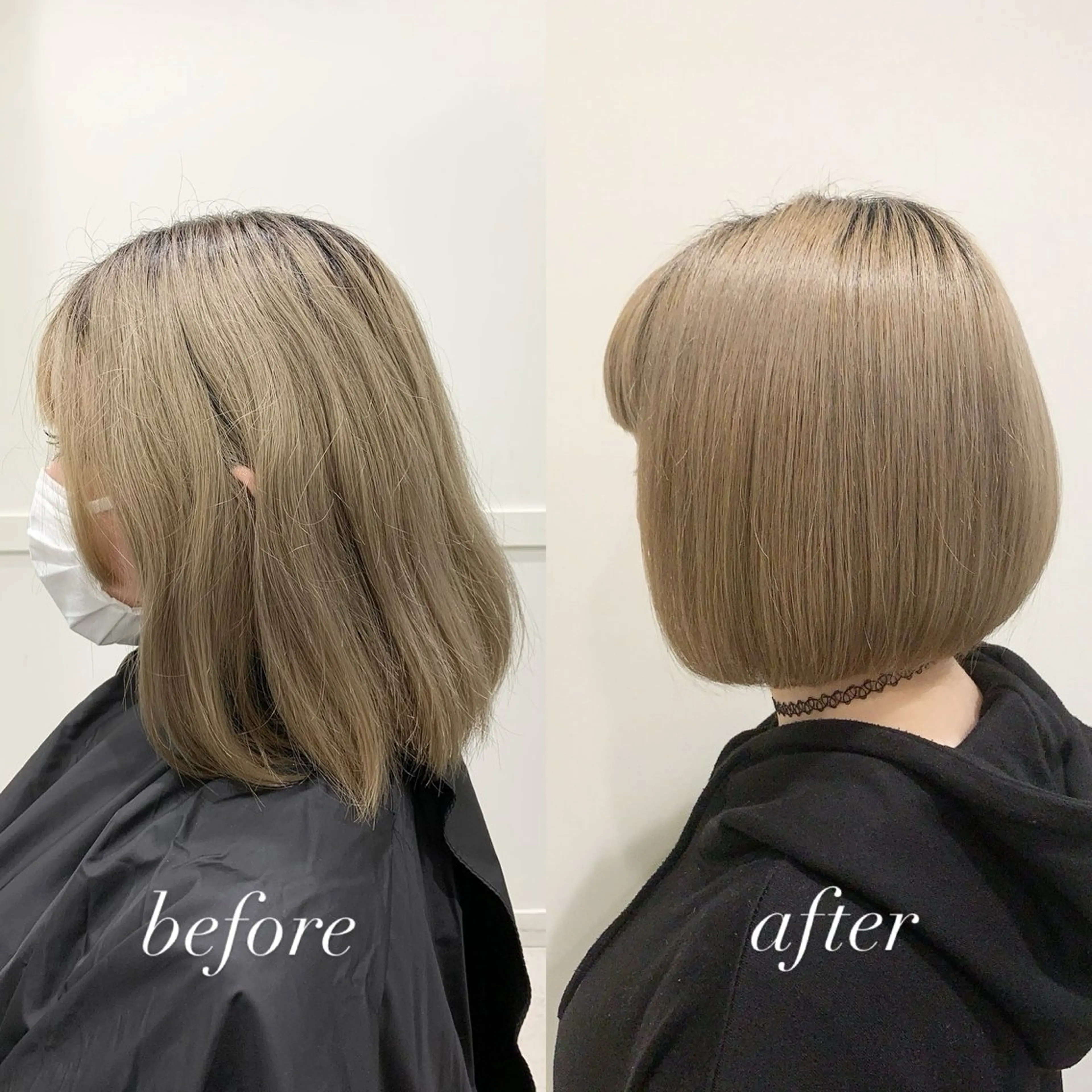 【ブリーチ毛対応💕】酸性ストレート(縮毛矯正)+エヴァー3stepTR【髪質改善ストレート】の写真