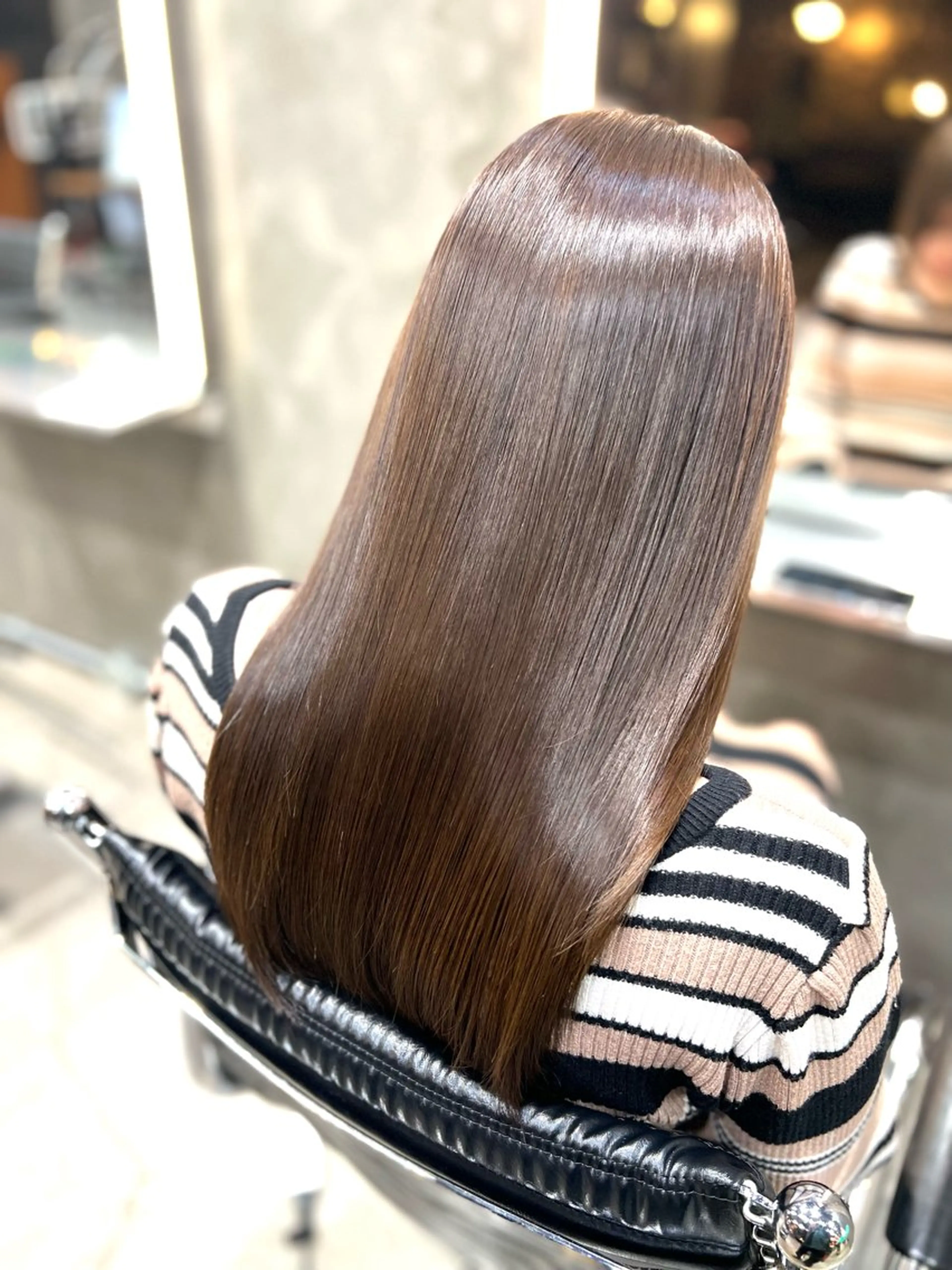 セミロング パーマ ヘアカラー 縮毛矯正 GO TODAY 原宿本店所属・髪質改善/縮毛矯正 /DAIKIのヘアスタイル