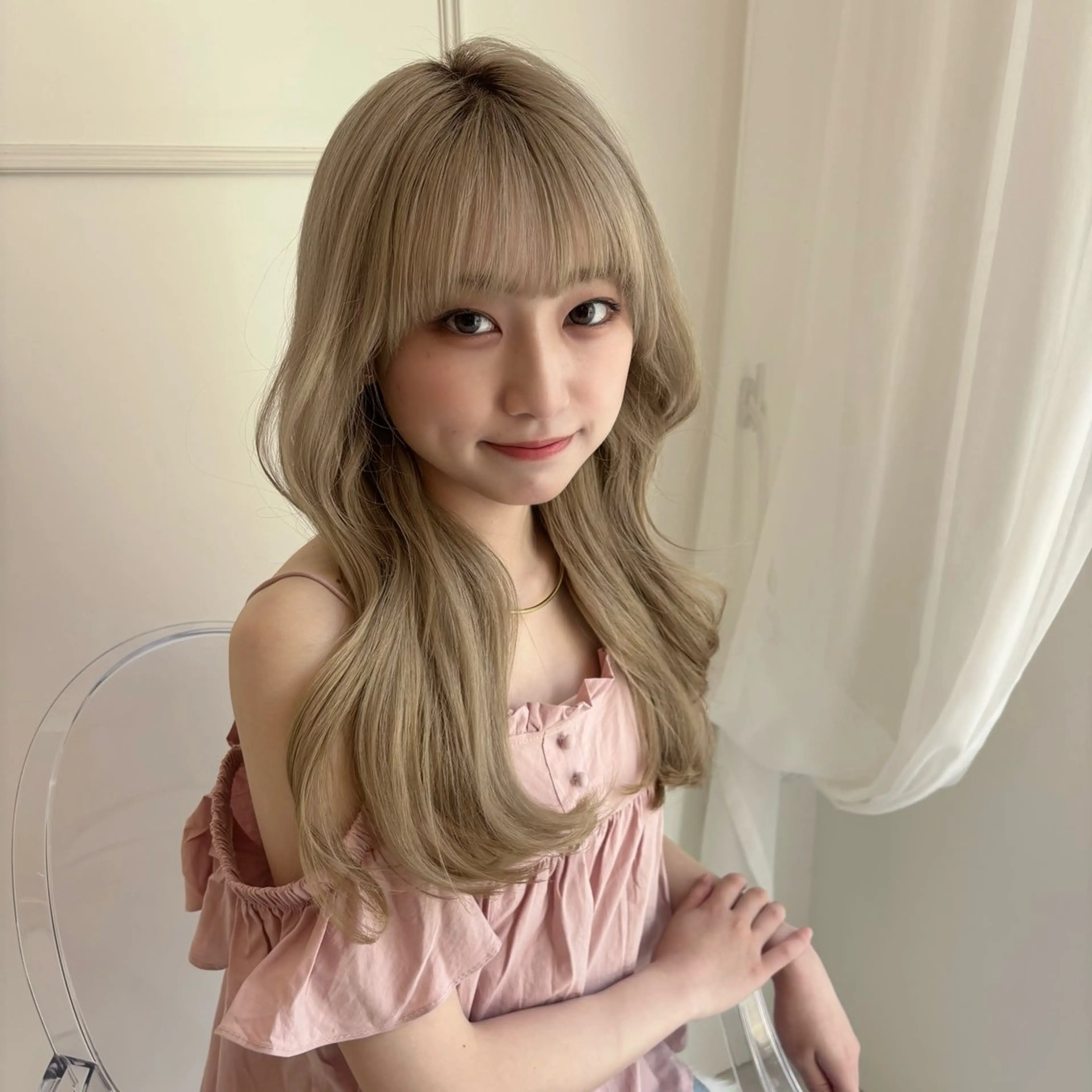 ロング ヘアカラー Parve Mix / 根本 梨湖🫧のヘアスタイル