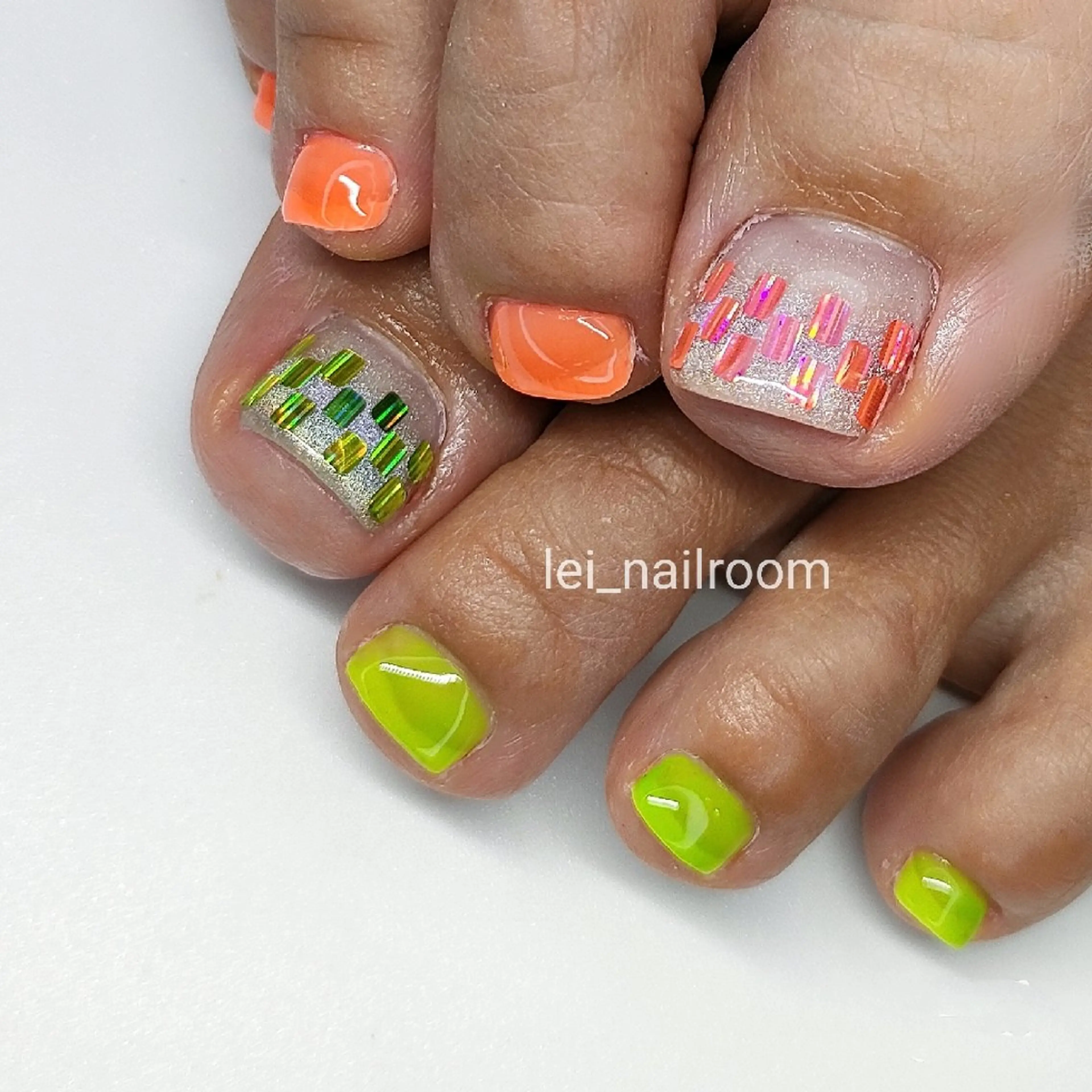 ネイル フットネイル lei🌼 nailroomのネイルデザイン