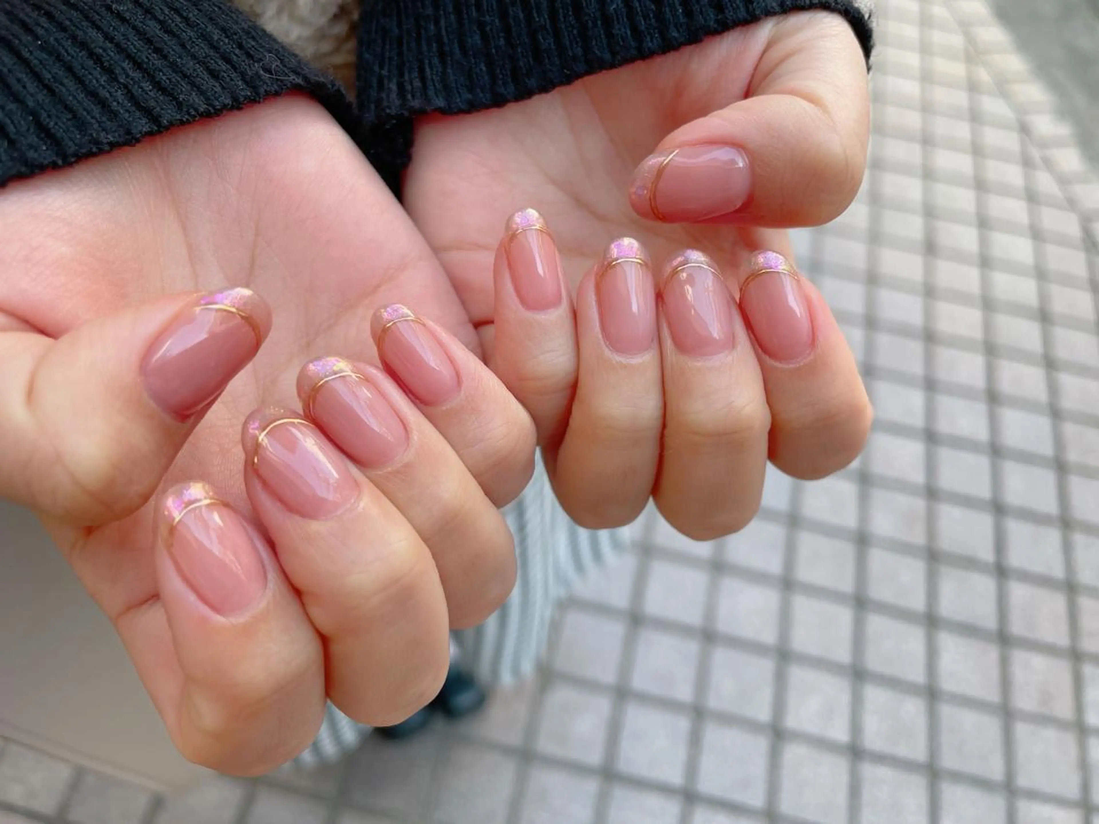 ネイル オーロラネイル 桜ネイル フラワーネイル フットネイル マグネットネイル nailroom  OHANA所属・nailroom OHANA🌴のネイルデザイン