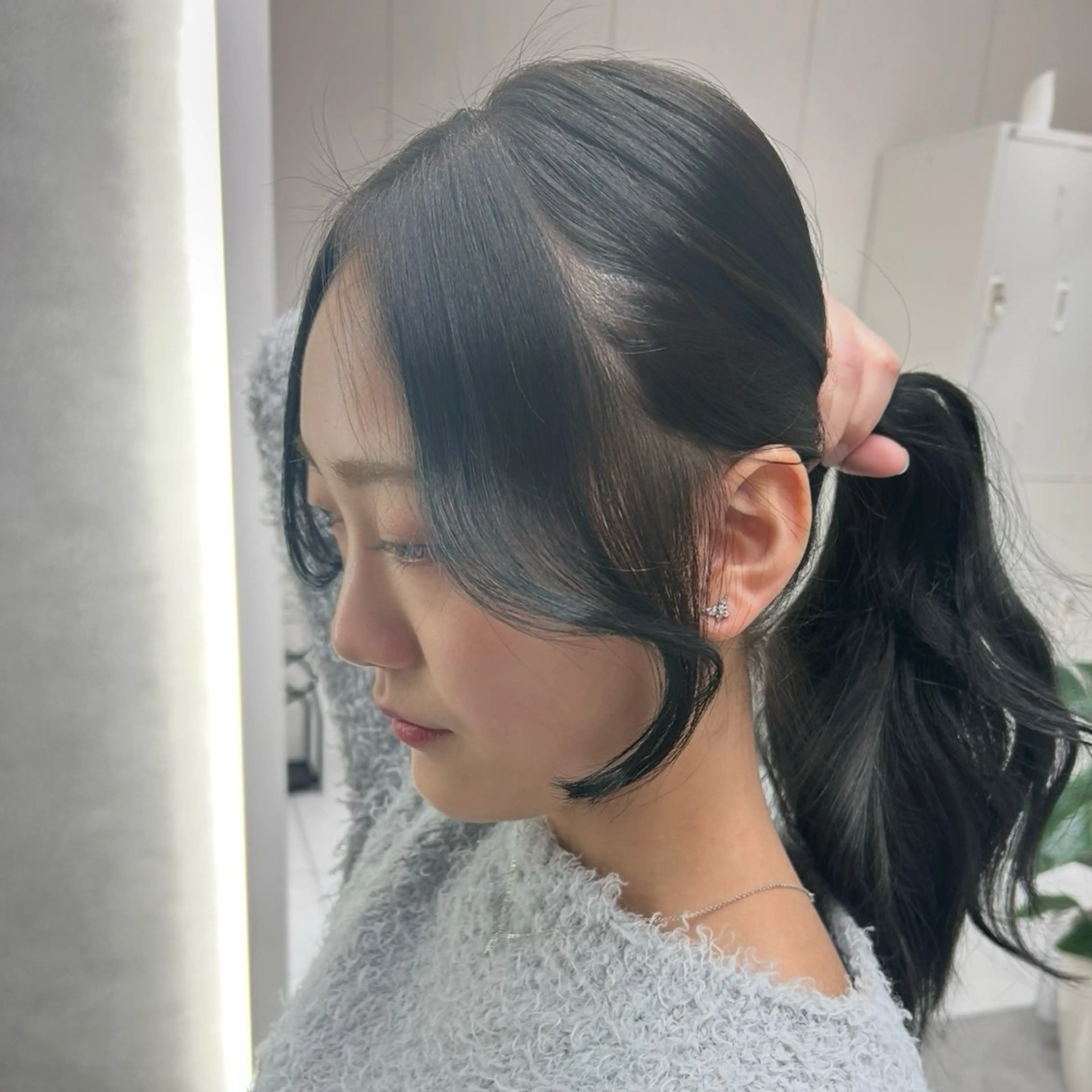 ロング 縮毛矯正 阿倍野/髪質改善 /縮毛矯正/坪田幸広のヘアスタイル