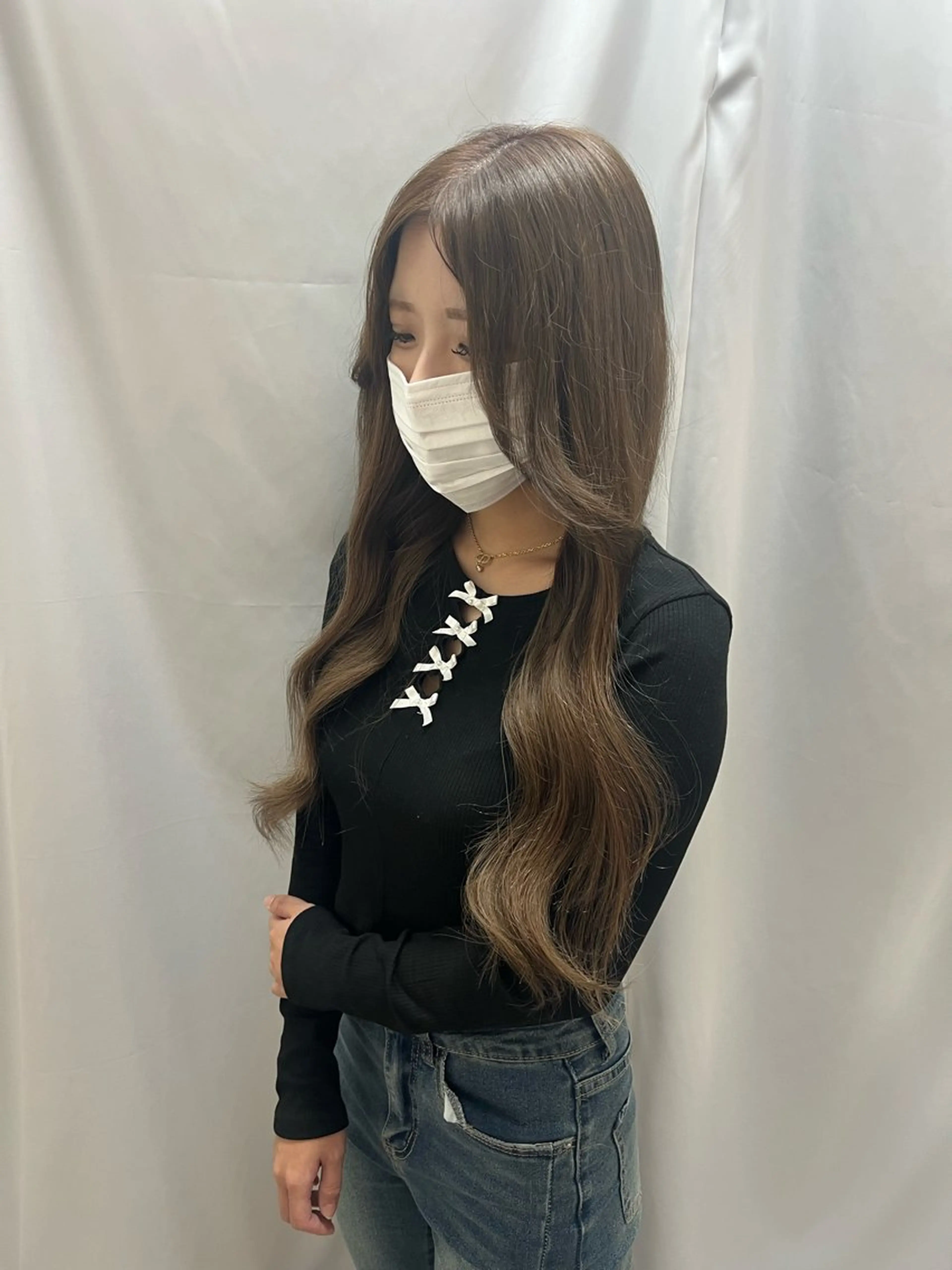 ロング エクステ・セット 専門店Sleekのヘアスタイル