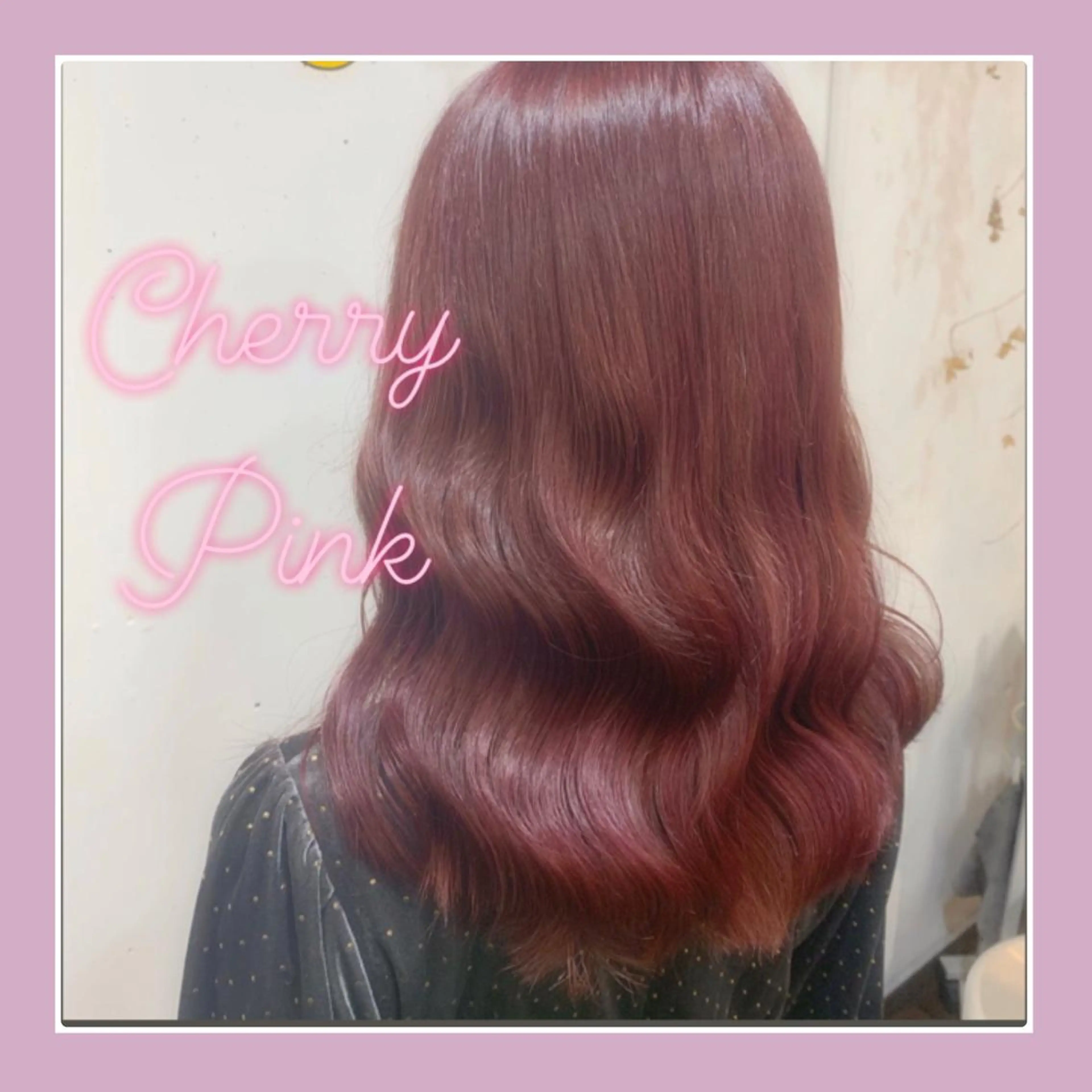 セミロング テラダ ココロのヘアスタイル