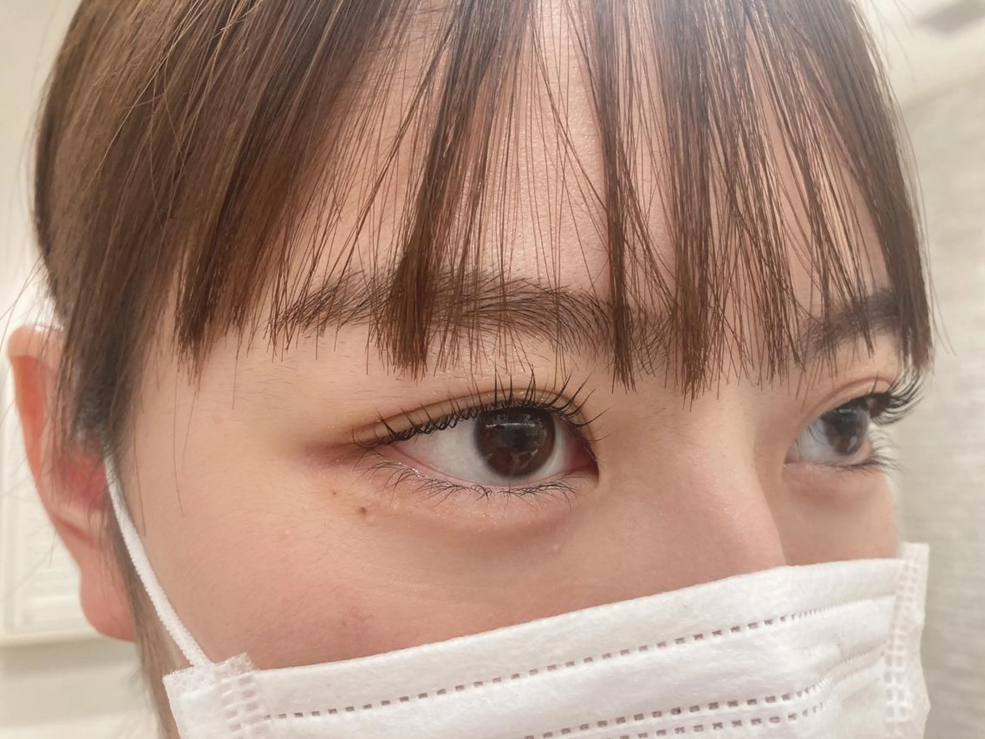 マツエク・マツパ 曲がる縮毛矯正 LIBER 　岩名のヘアスタイル