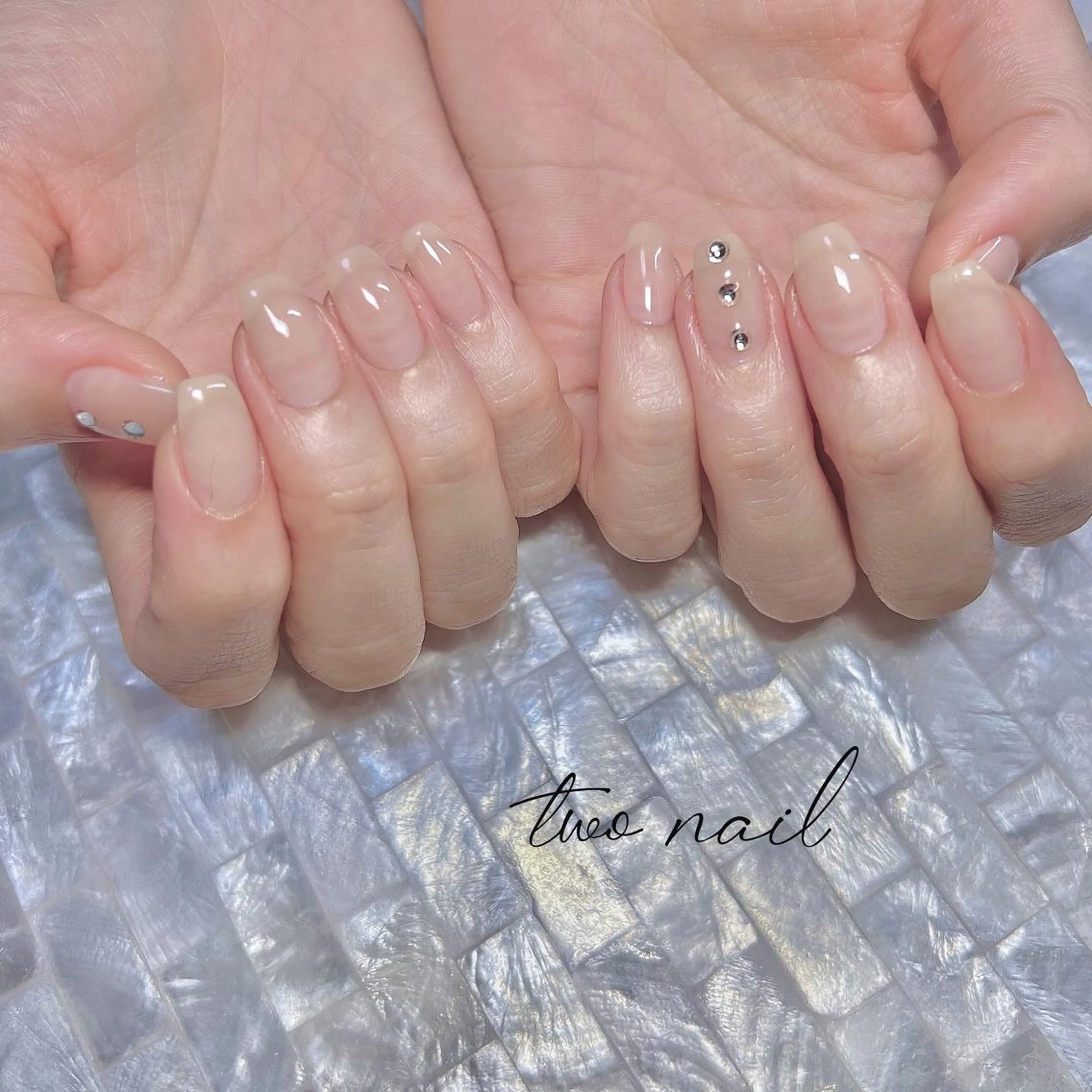 ネイル アートネイル フットネイル ハート ニュアンスネイル オフィスネイル ハンドネイル two nailのネイルデザイン