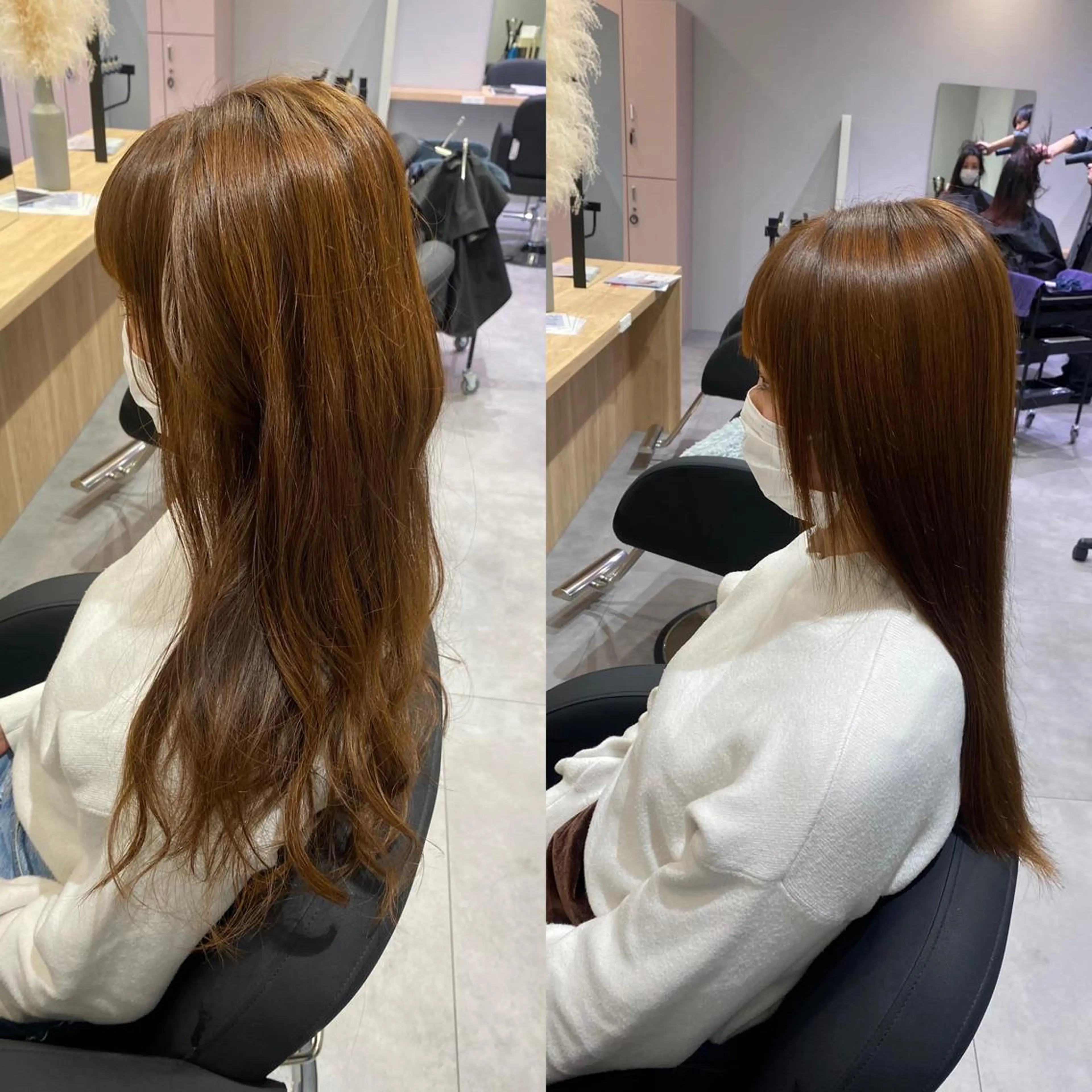 ロング 酸性ストレート マスイ カイセイのヘアスタイル