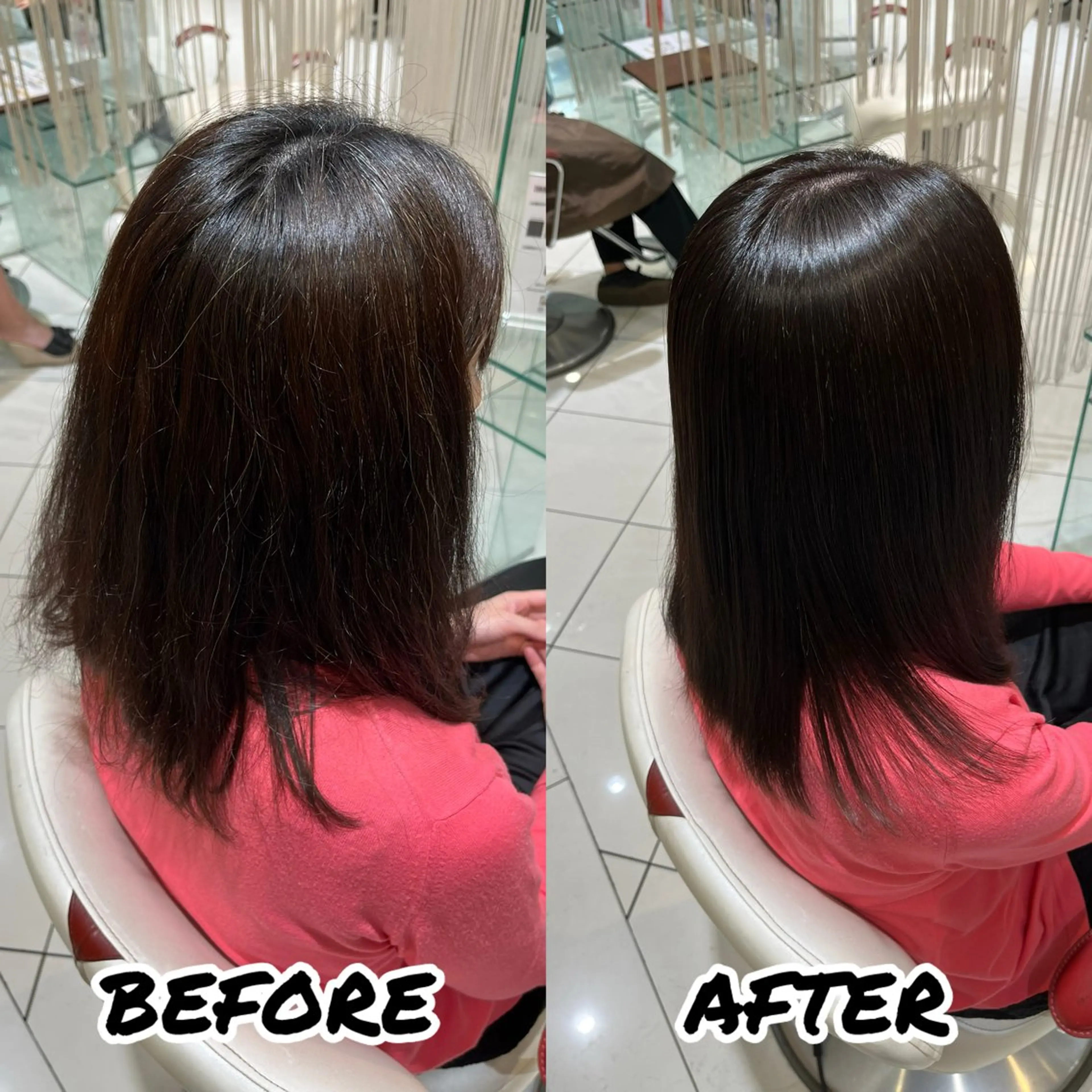 ロング カット 縮毛矯正 トリートメント 髪質改善美容師 鈴木のヘアスタイル