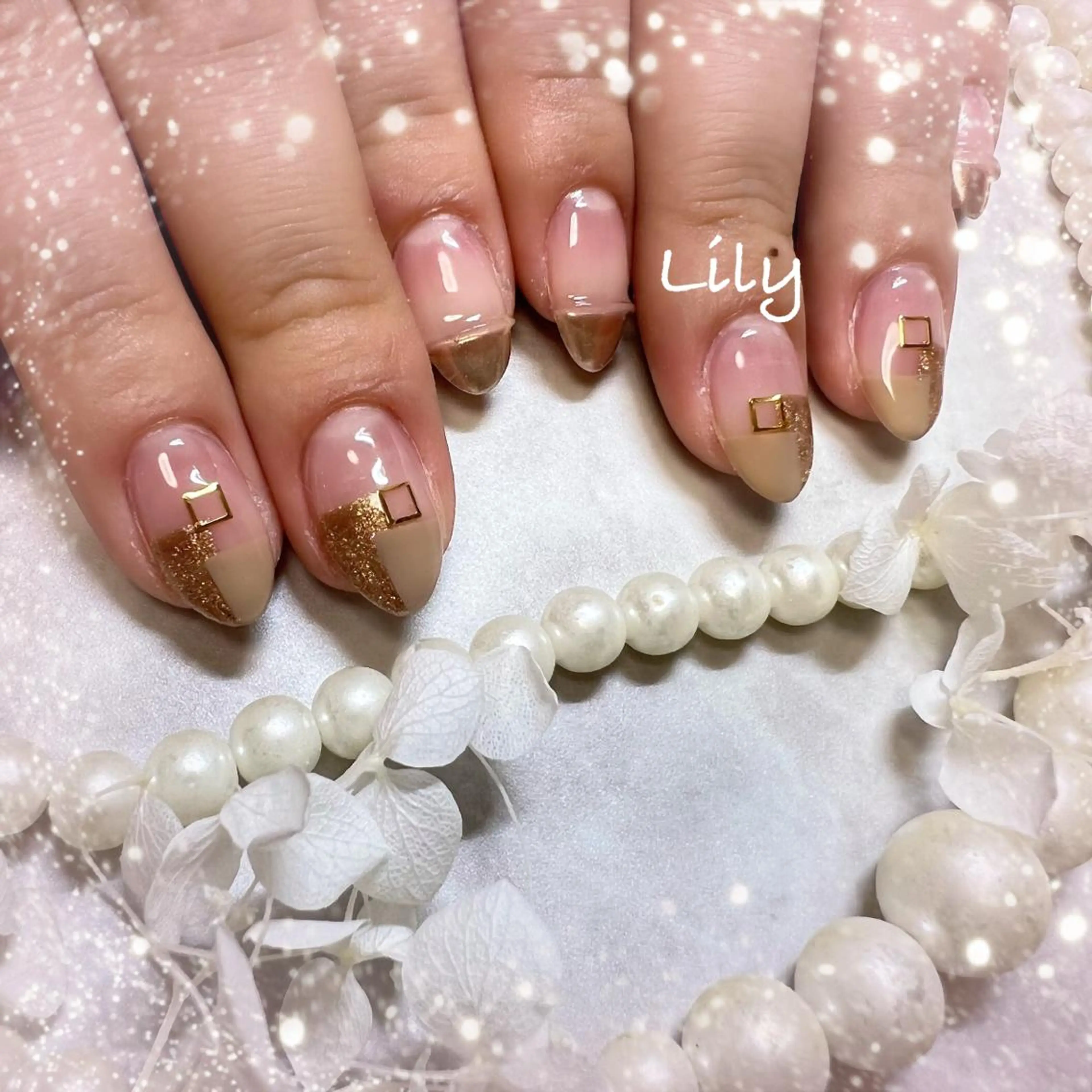 ネイル ハンドネイル Lily*nail 🌻Mii🌻のネイルデザイン