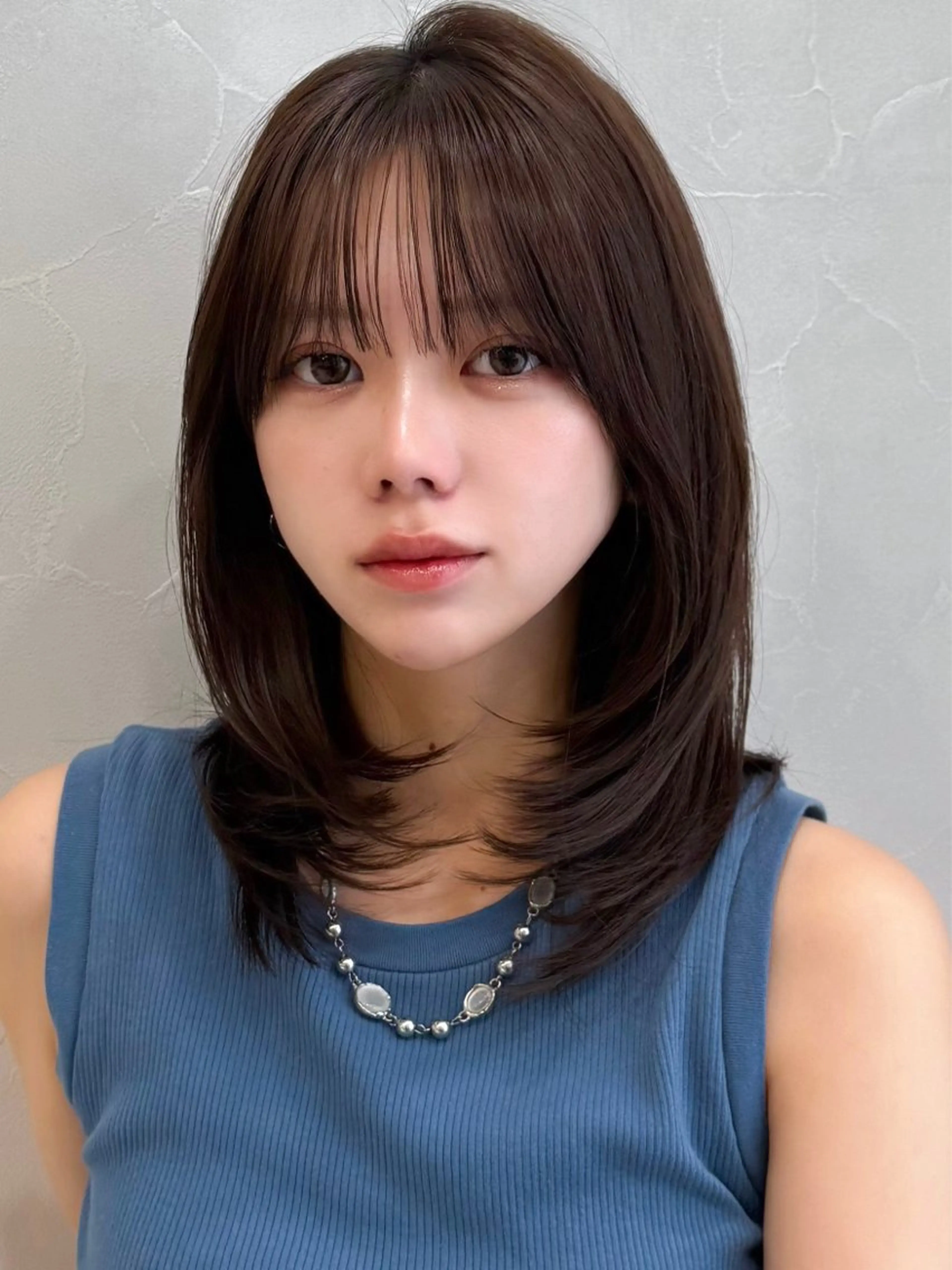 ミディアム 🇰🇷韓国ボブ/ 縮毛矯正🇰🇷愛誠のヘアスタイル