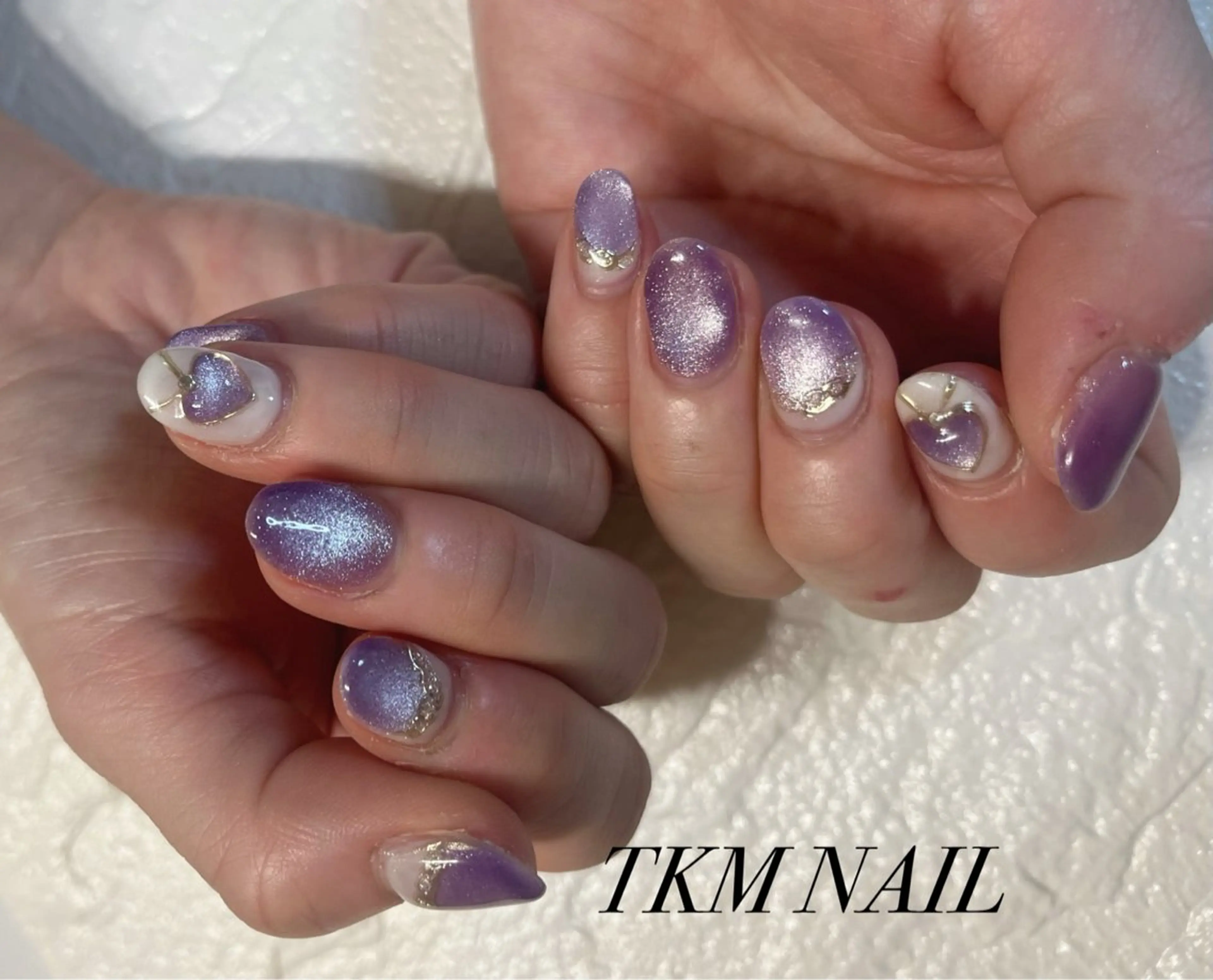 ネイル マグネットネイル シンプルネイル ______ TKM  NAILのネイルデザイン