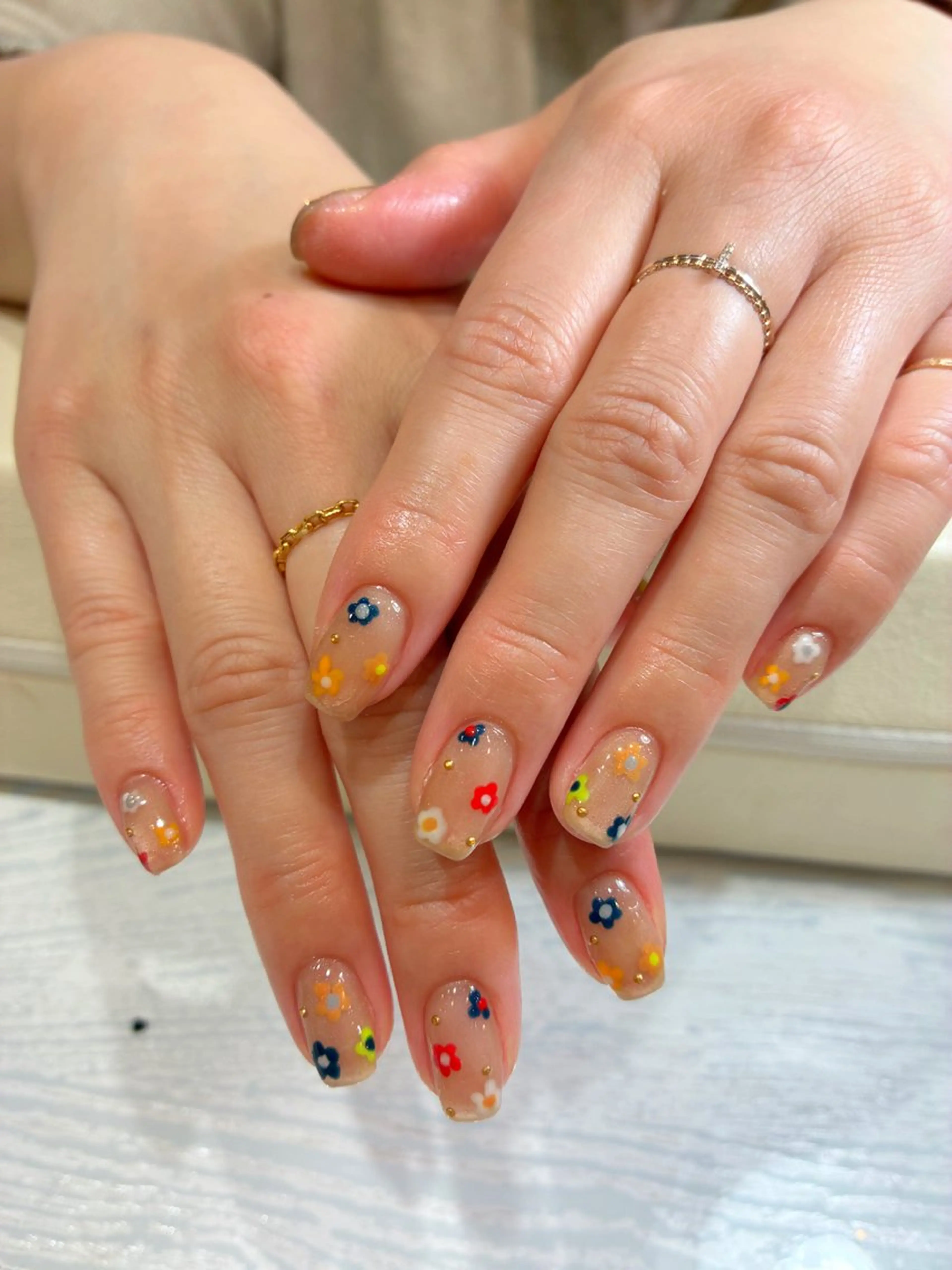 ネイル 持ち込み Nest 岩崎のネイルデザイン