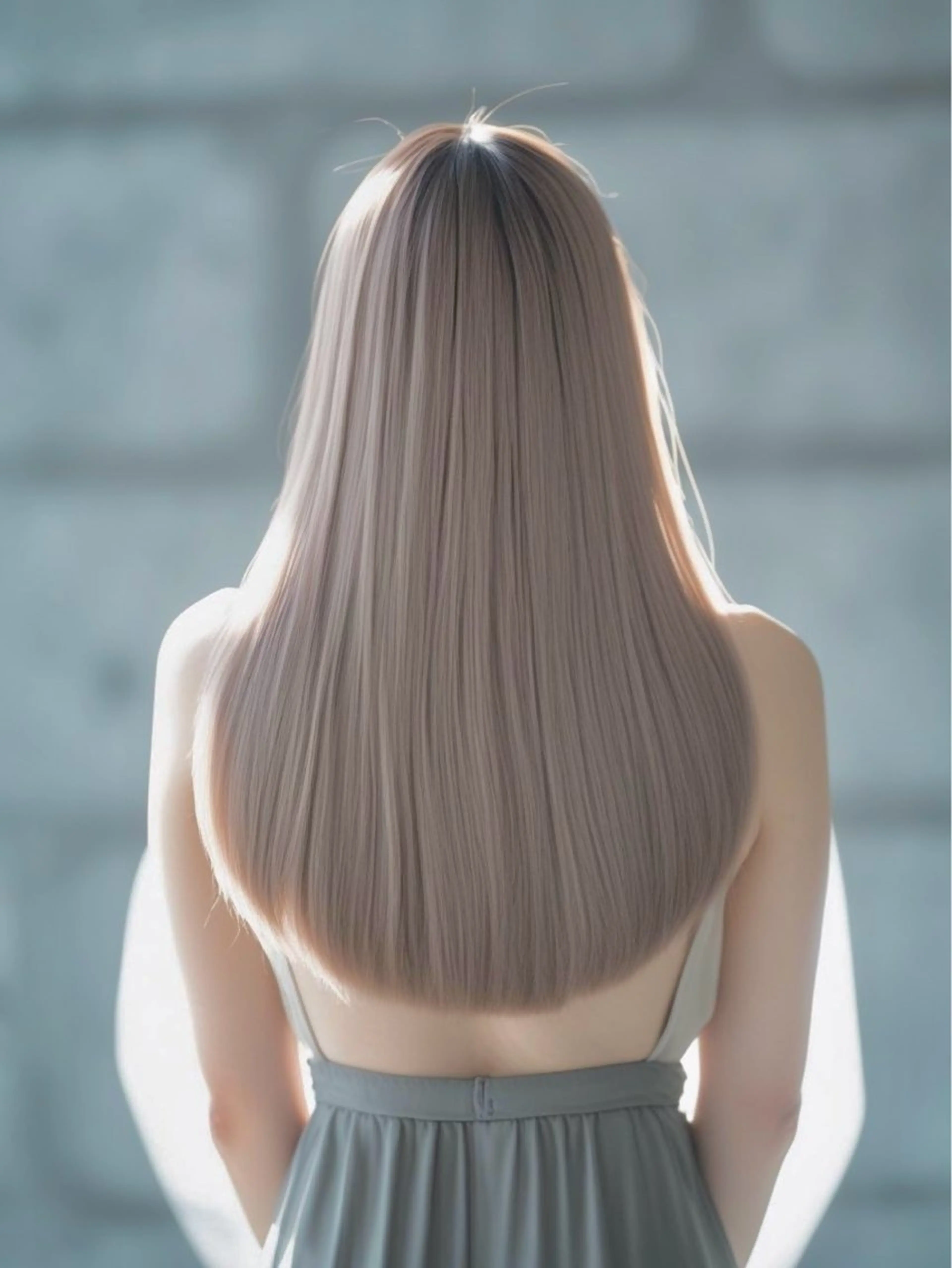 セミロング カラー ベージュカラー ブリーチ ミルクティーベージュ カット ヘアカラー トリートメント ☕️ベージュカラー 内藤光哉☕️のヘアスタイル