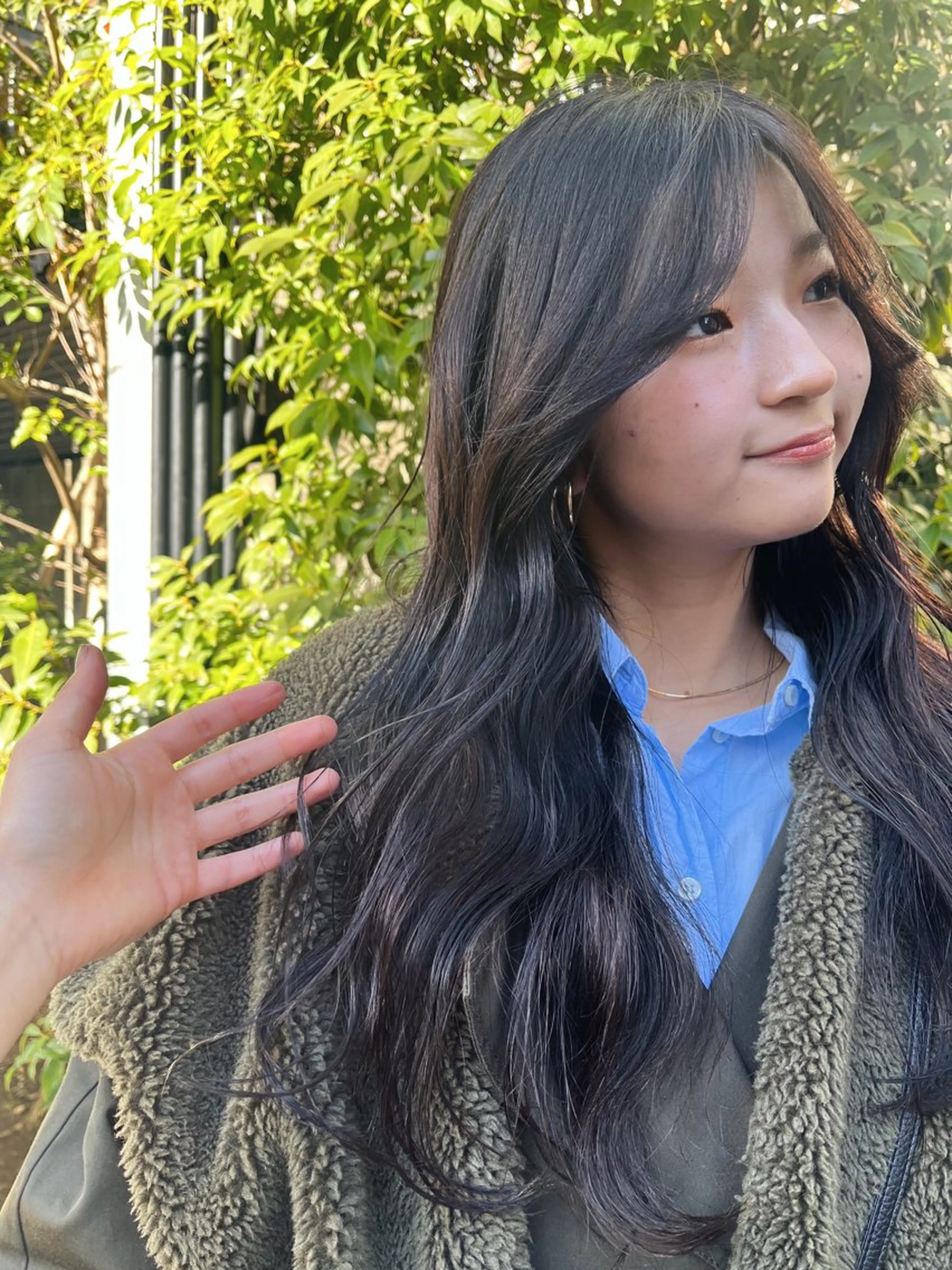 ロング カラー 透明感カラー 暖色/パーマ 🌼クニトウメイのヘアスタイル