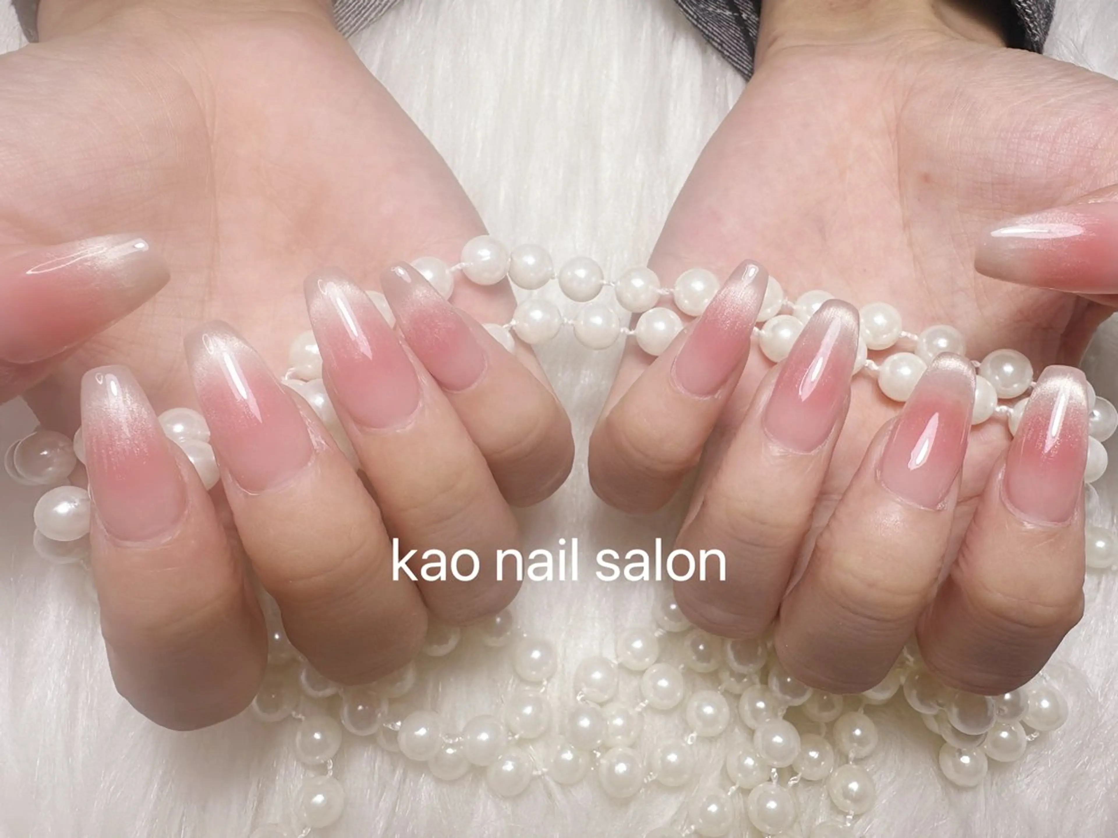 ネイル ハンドネイル kao nail マグネット/長さだしのネイルデザイン
