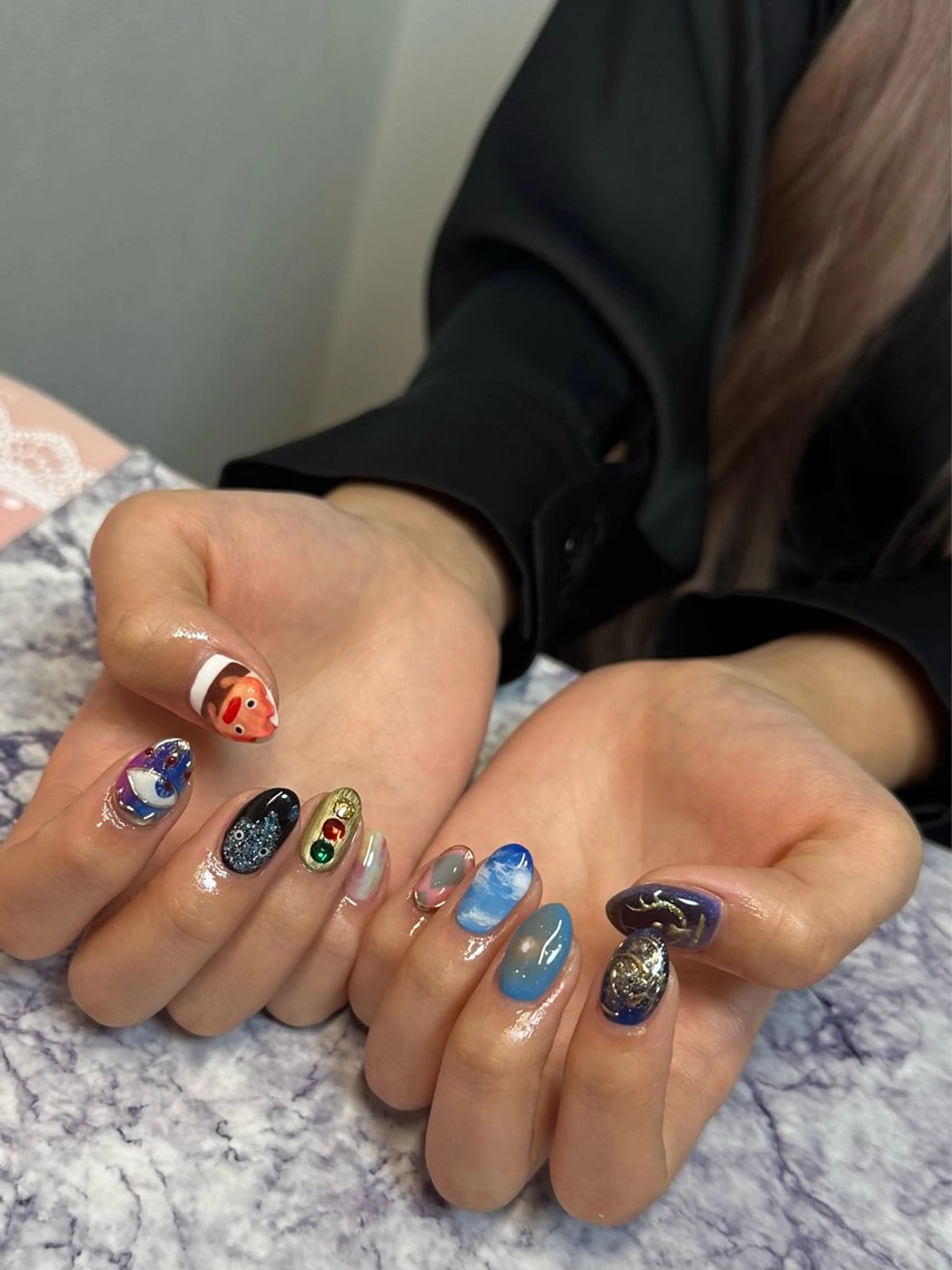 ネイル ハンドネイル フットネイル Pretzels🥨 【プレッツェル】ミウのネイルデザイン