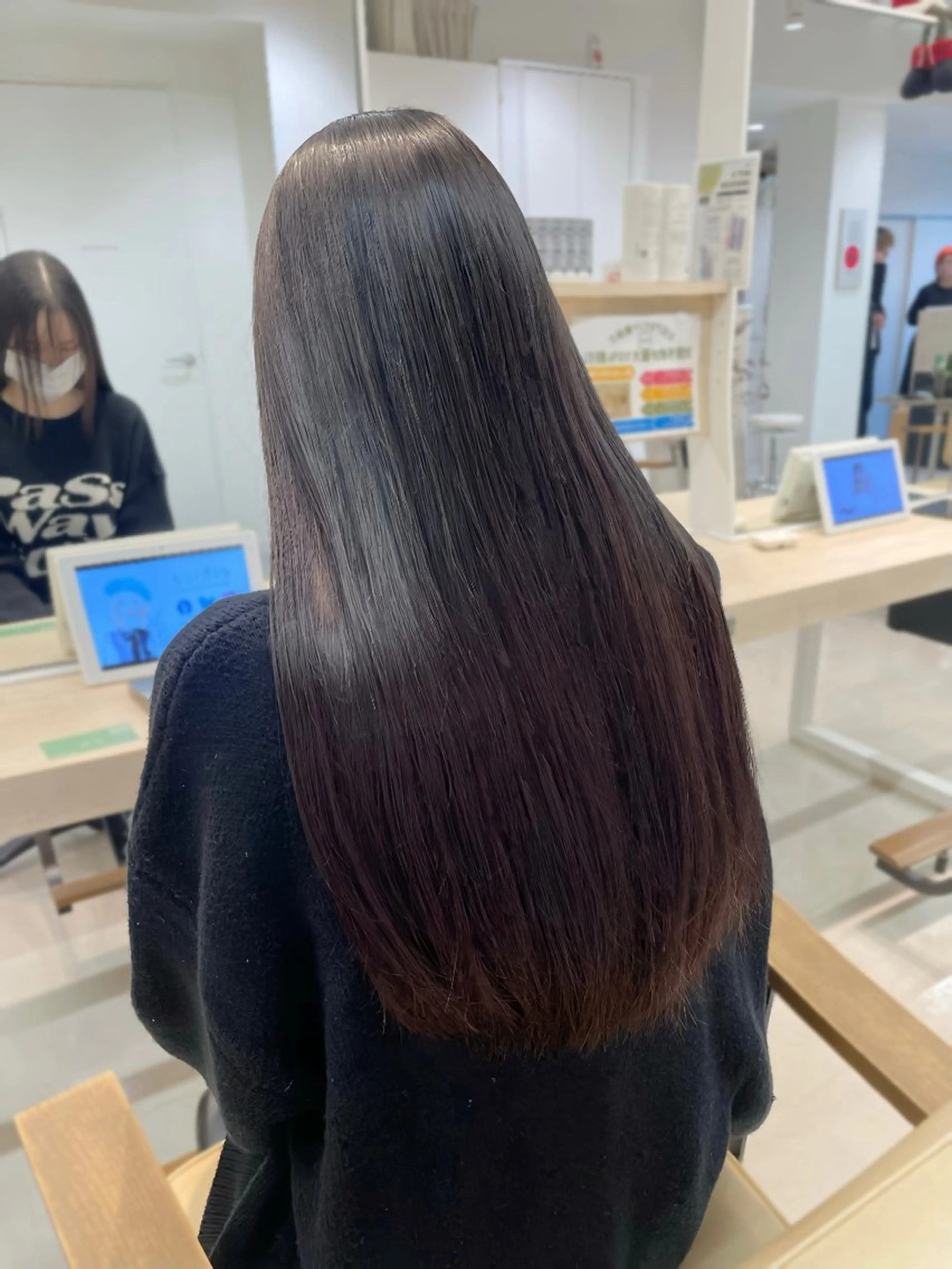 ロング かずや🍀/髪質改善 /艶髪カラー/眉毛のヘアスタイル