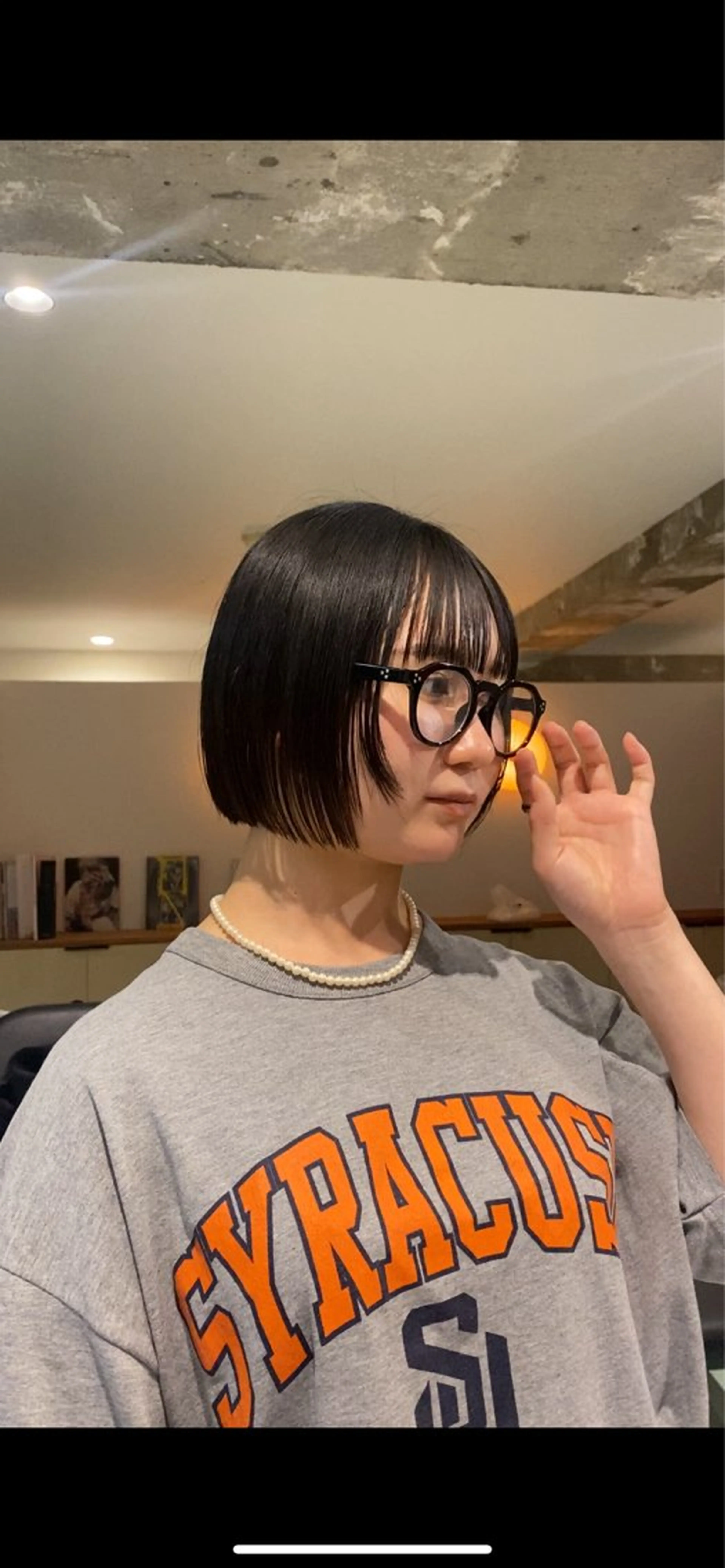 【Straightサラツヤ★】カット+アイロンストレート縮毛矯正+トリートメント付▫️の写真