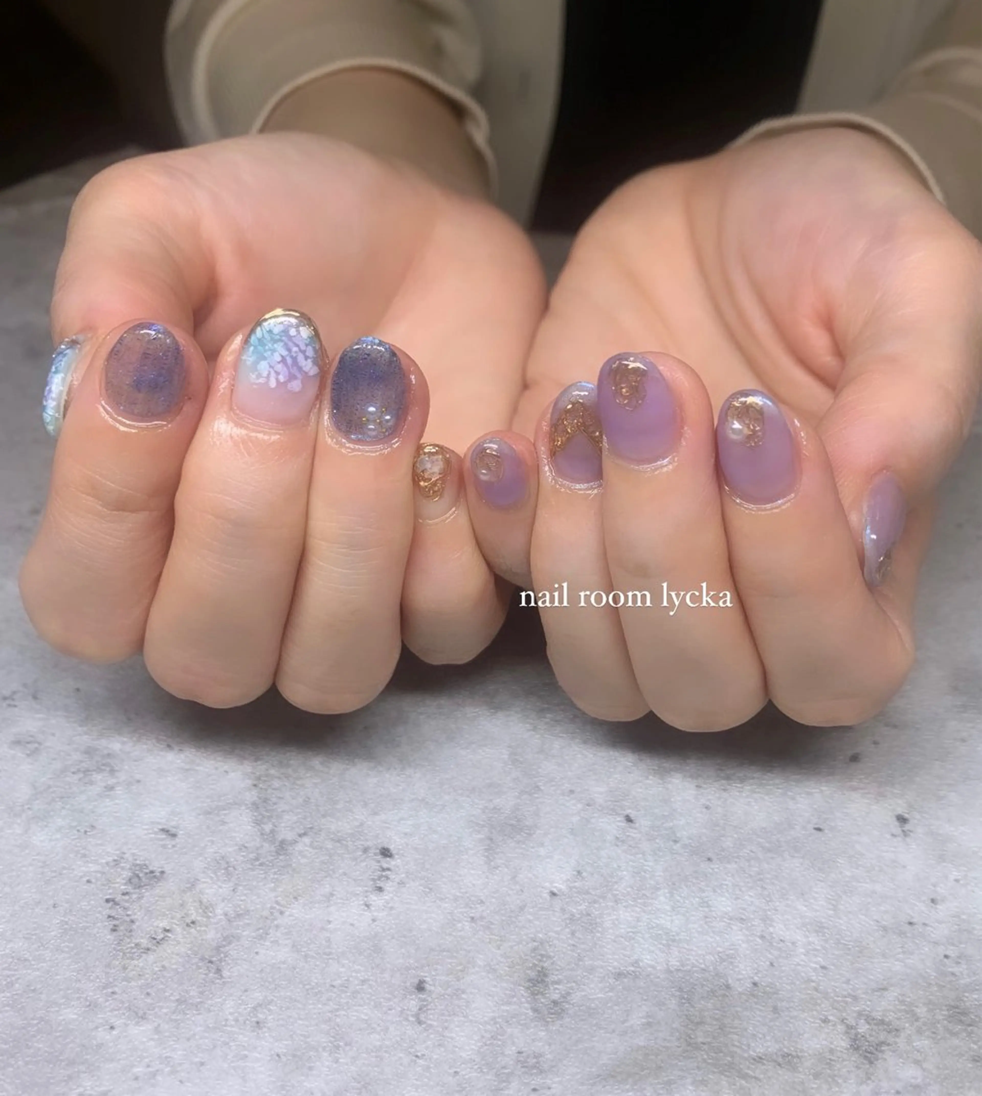 ネイル ﾈｲﾙﾙｰﾑﾘｯｶ 𝐦𝐚𝐲𝐮のネイルデザイン