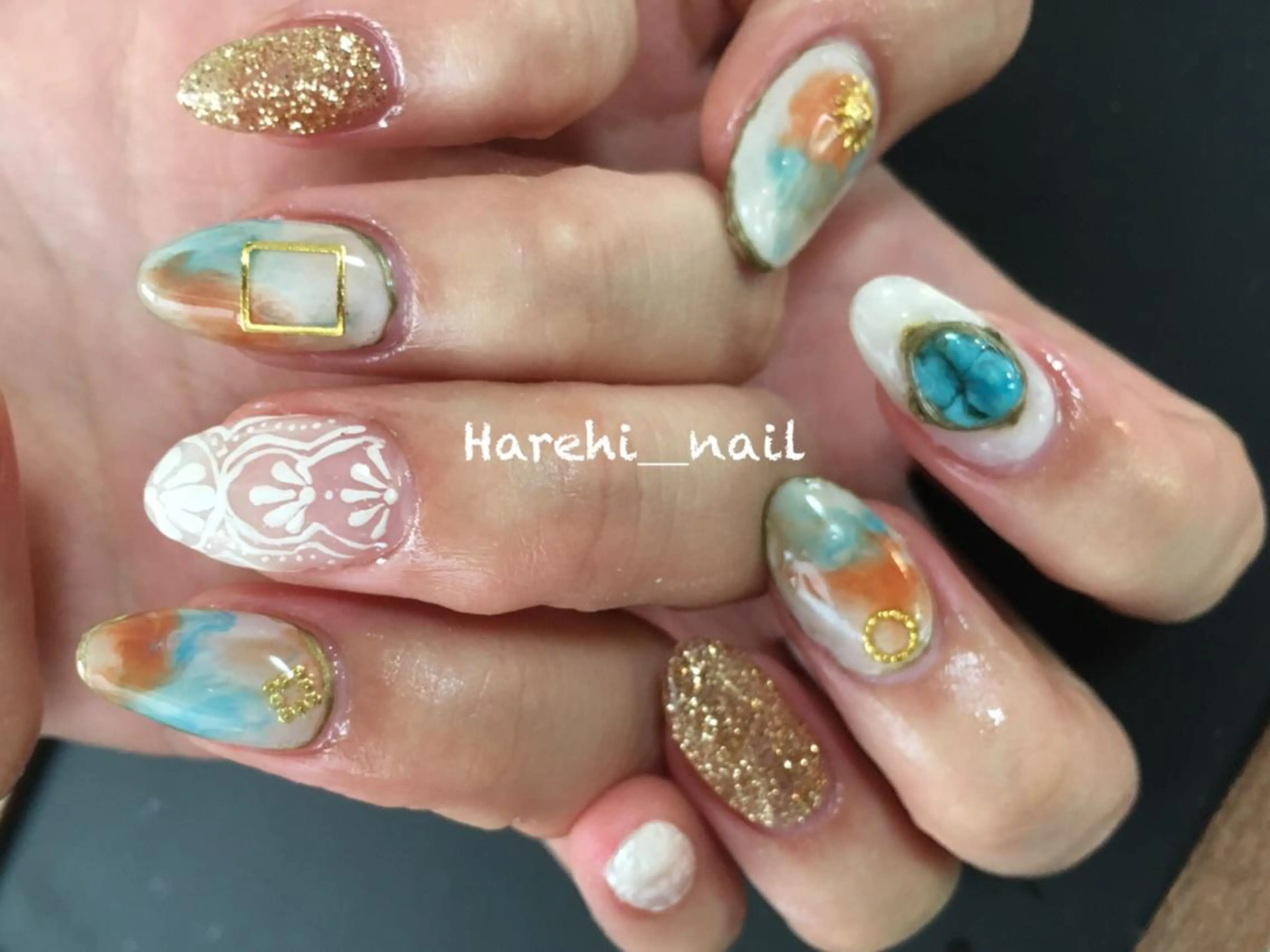 ネイル ハンドネイル Harehi_ nailのネイルデザイン