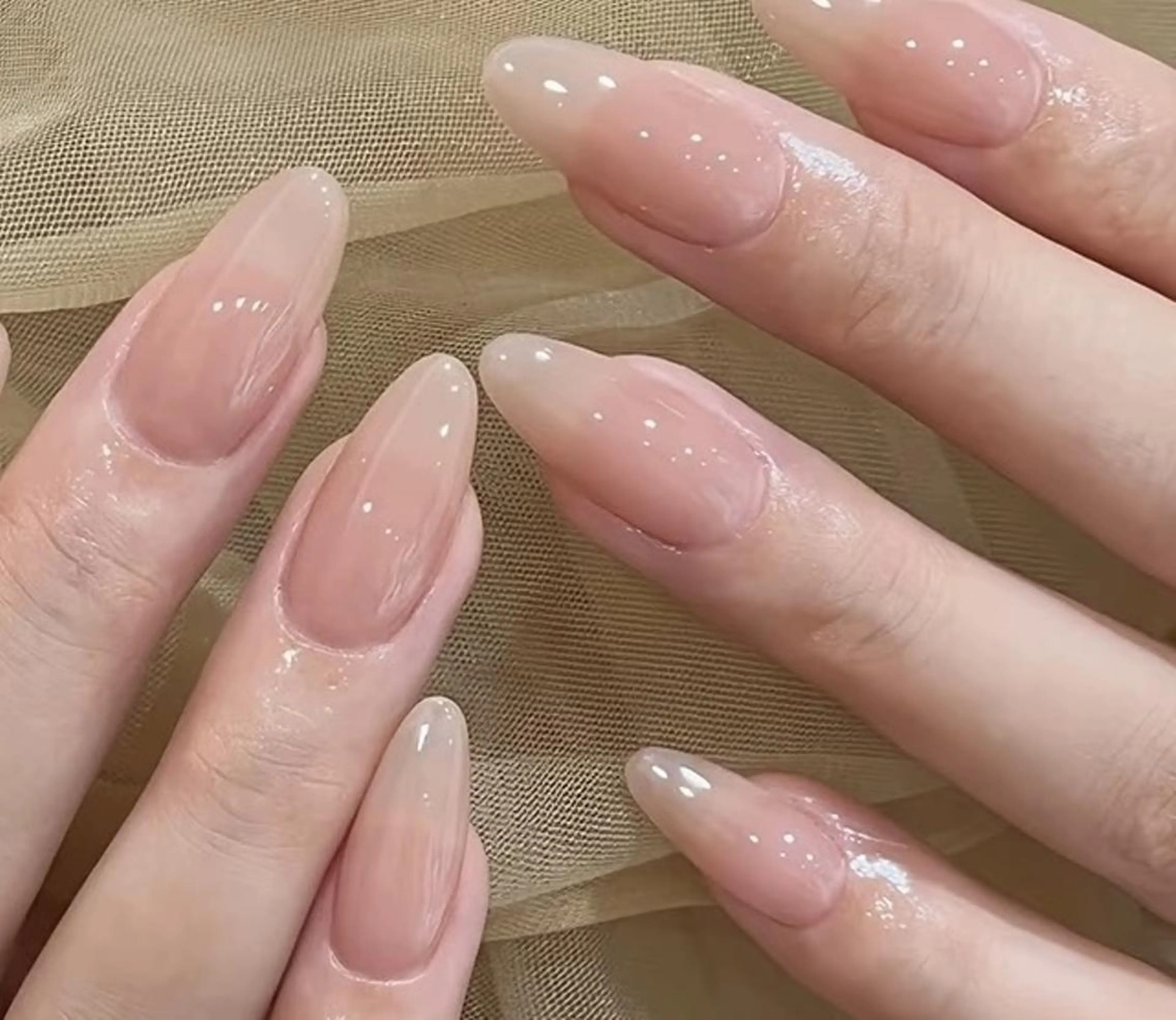 ネイル 長いだし/スカルプ/ パラシェルN.oneのネイルデザイン