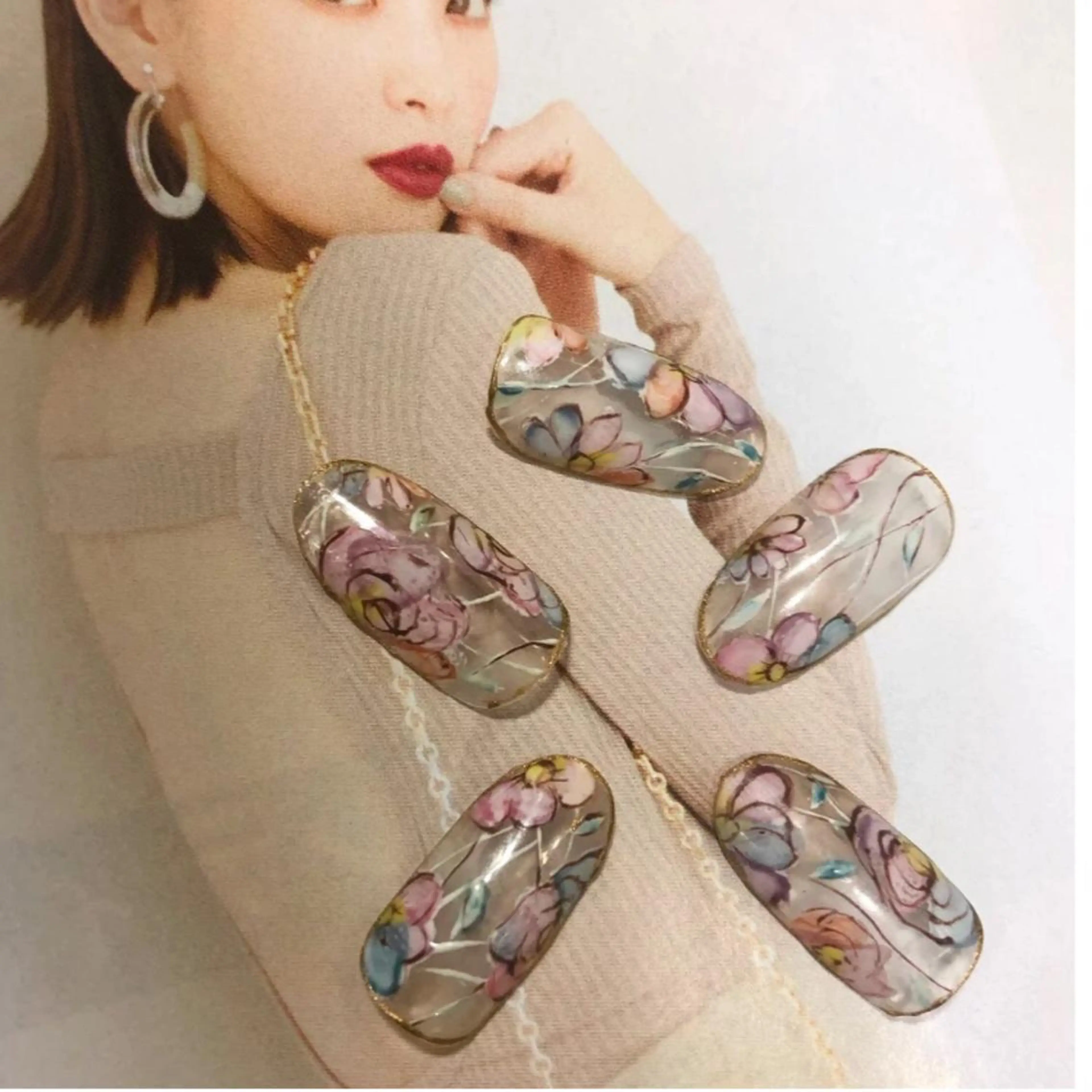 ネイル arm in arm ︎✿Yamamotoのマツエク・マツパデザイン