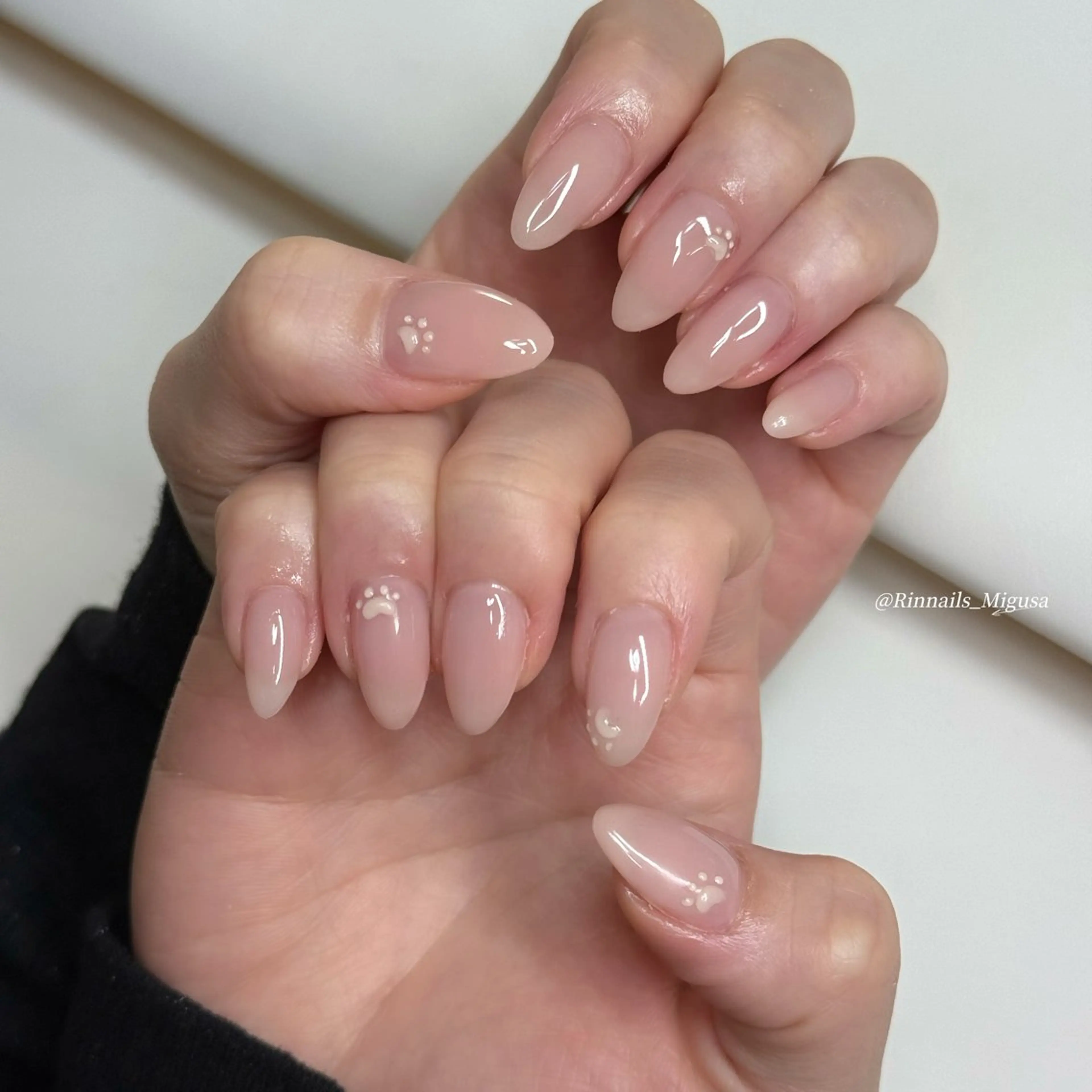 ミディアム RIN NAILS ᥫ᭡Migusaのネイルデザイン