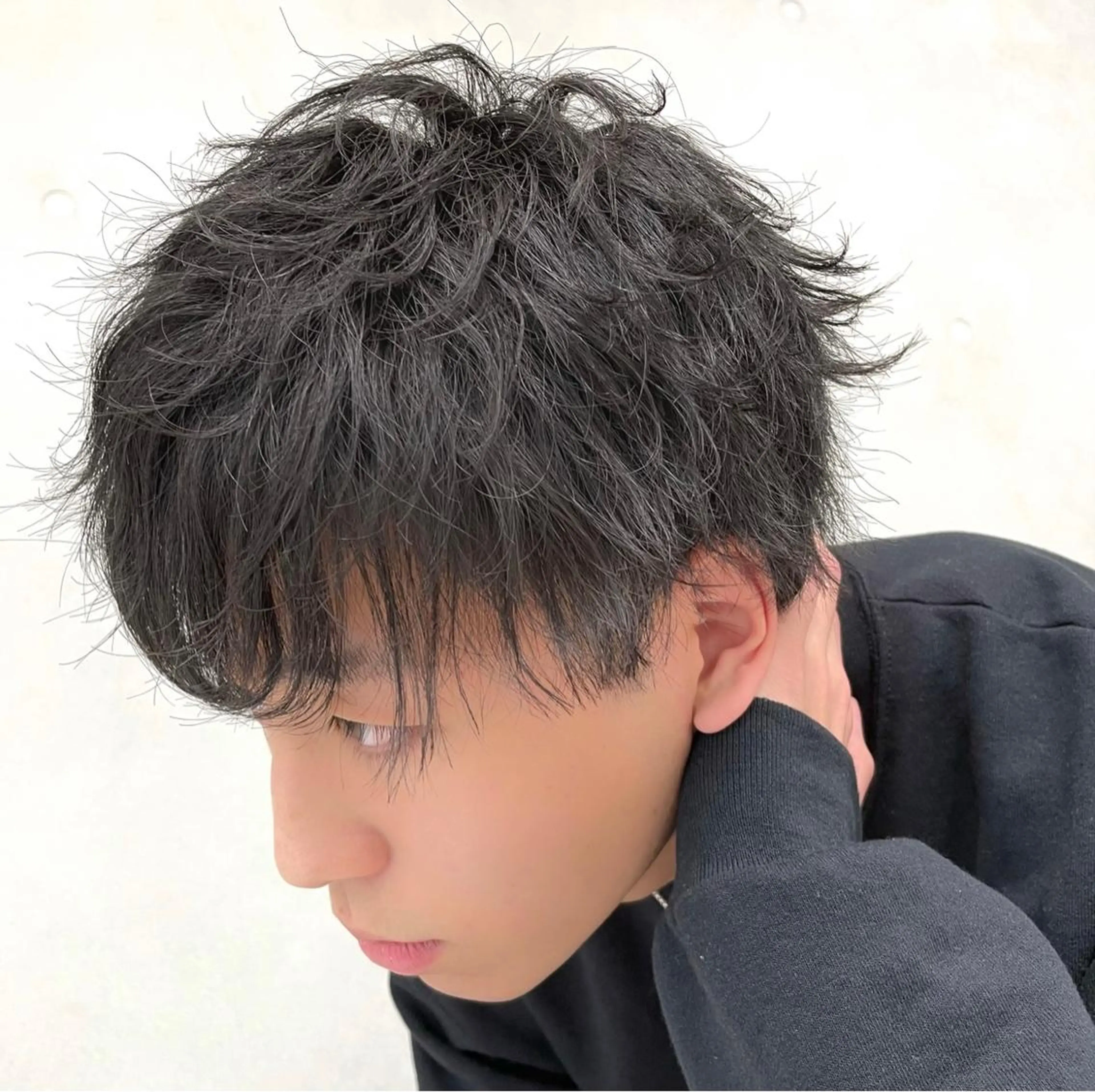 メンズ 縮毛矯正／ 似合わせ／古津遼平のヘアスタイル