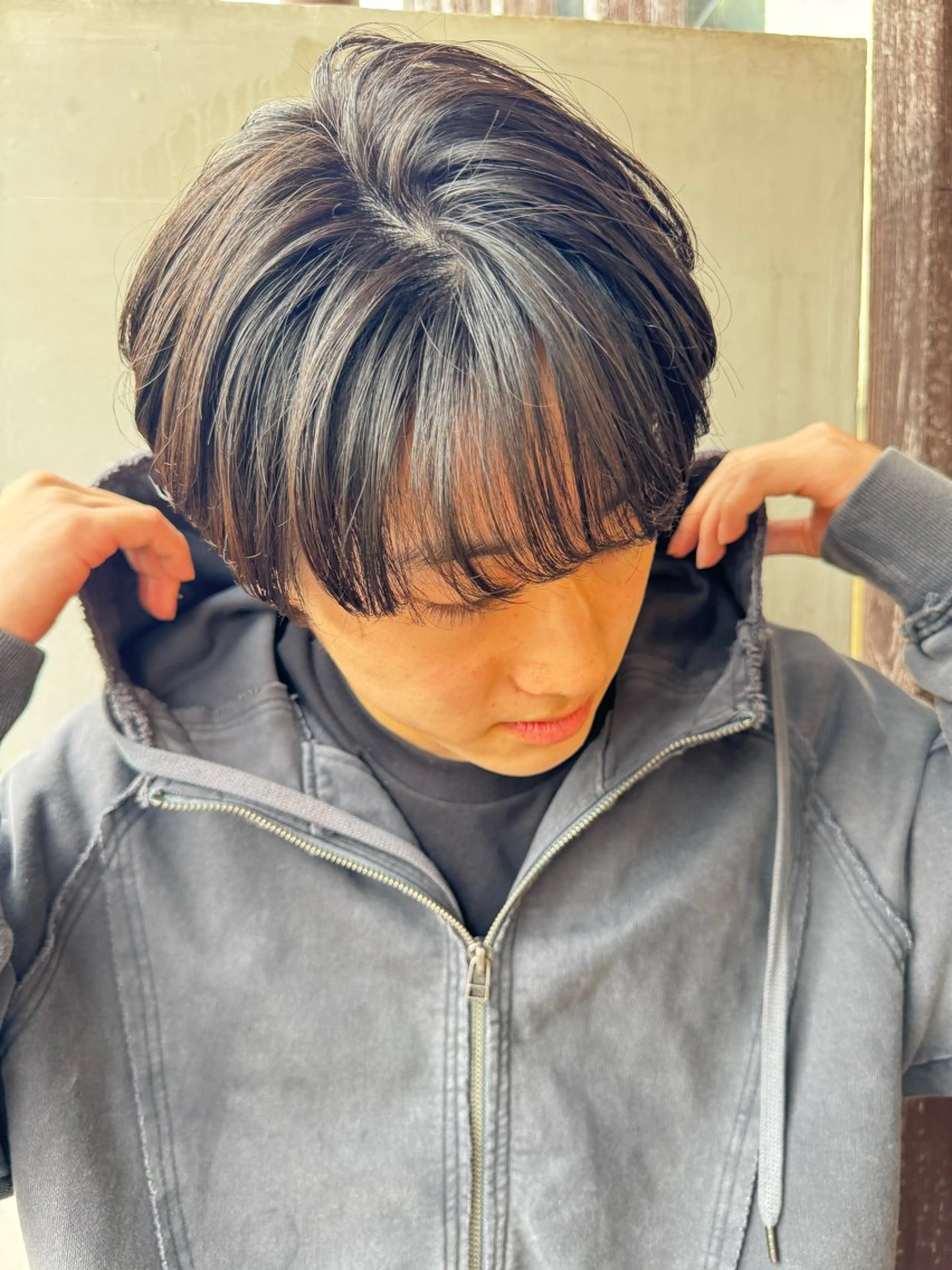 メンズカット＋カラー＋パーマ(ツイストスパイラルor波巻き)の写真