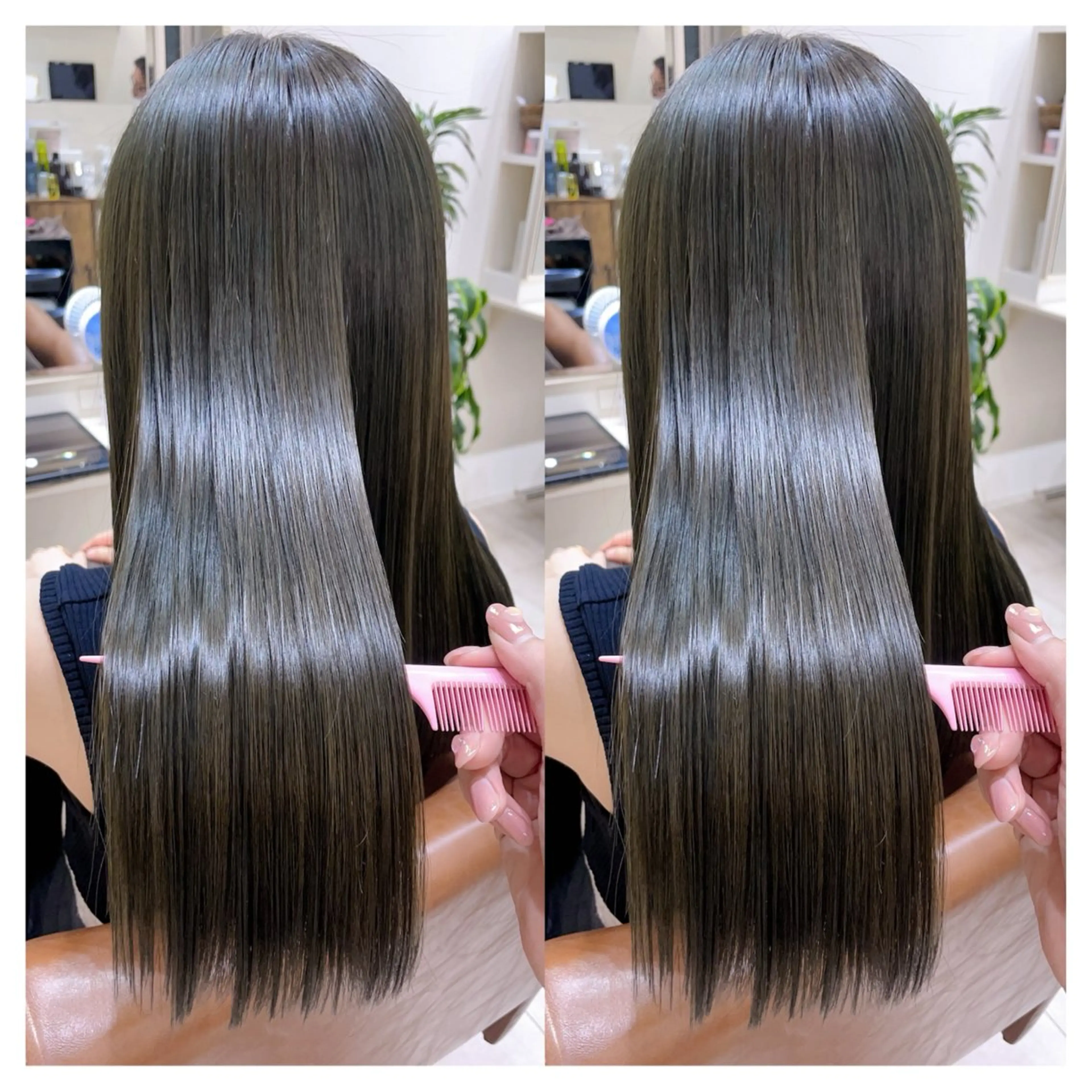 セミロング カラー カット ヘアカラー トリートメント 村山 茉衣のヘアスタイル