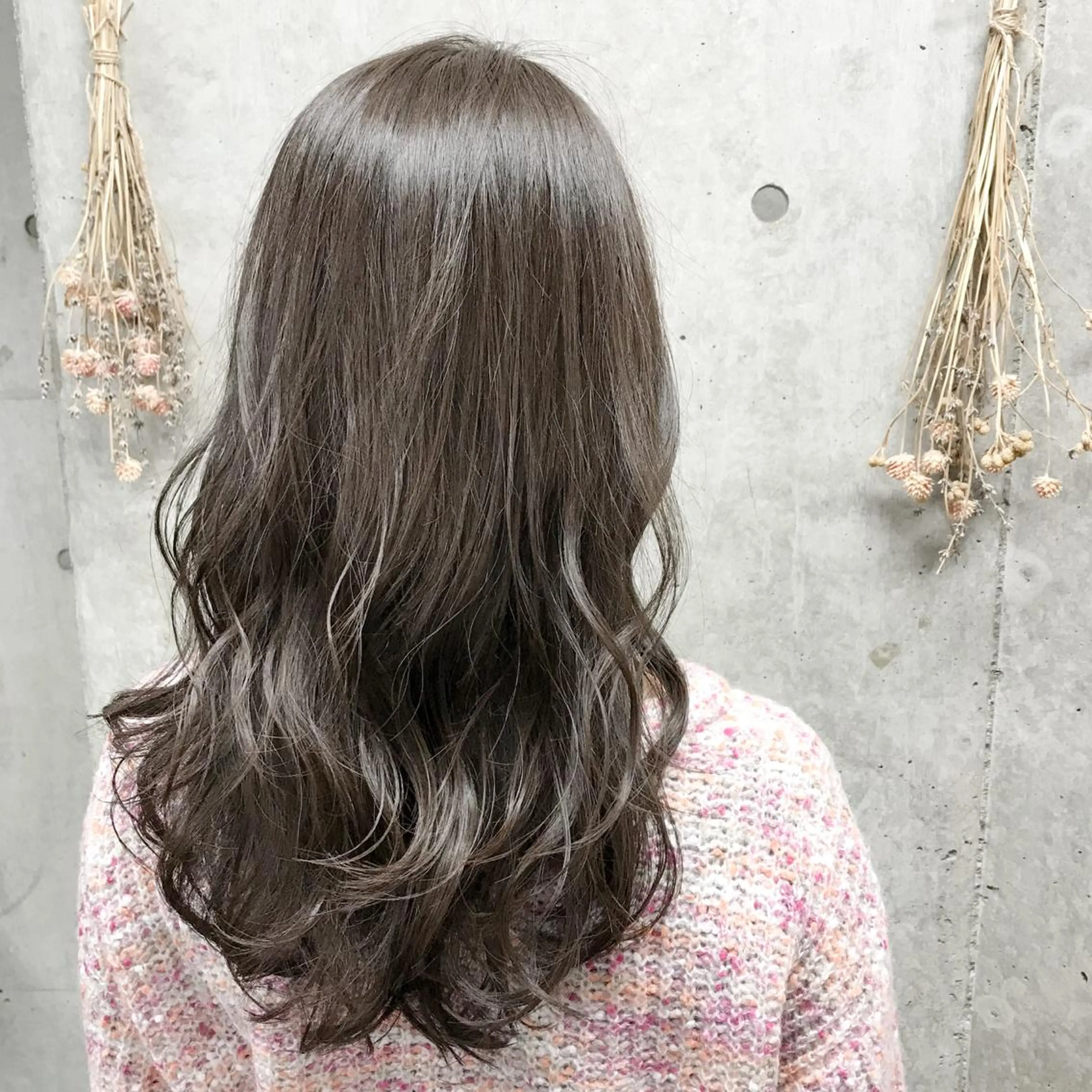 セミロング カラー イルミナカラー カット ヘアカラー トリートメント 髪質改善、縮毛矯正 店長浅野太郎のヘアスタイル