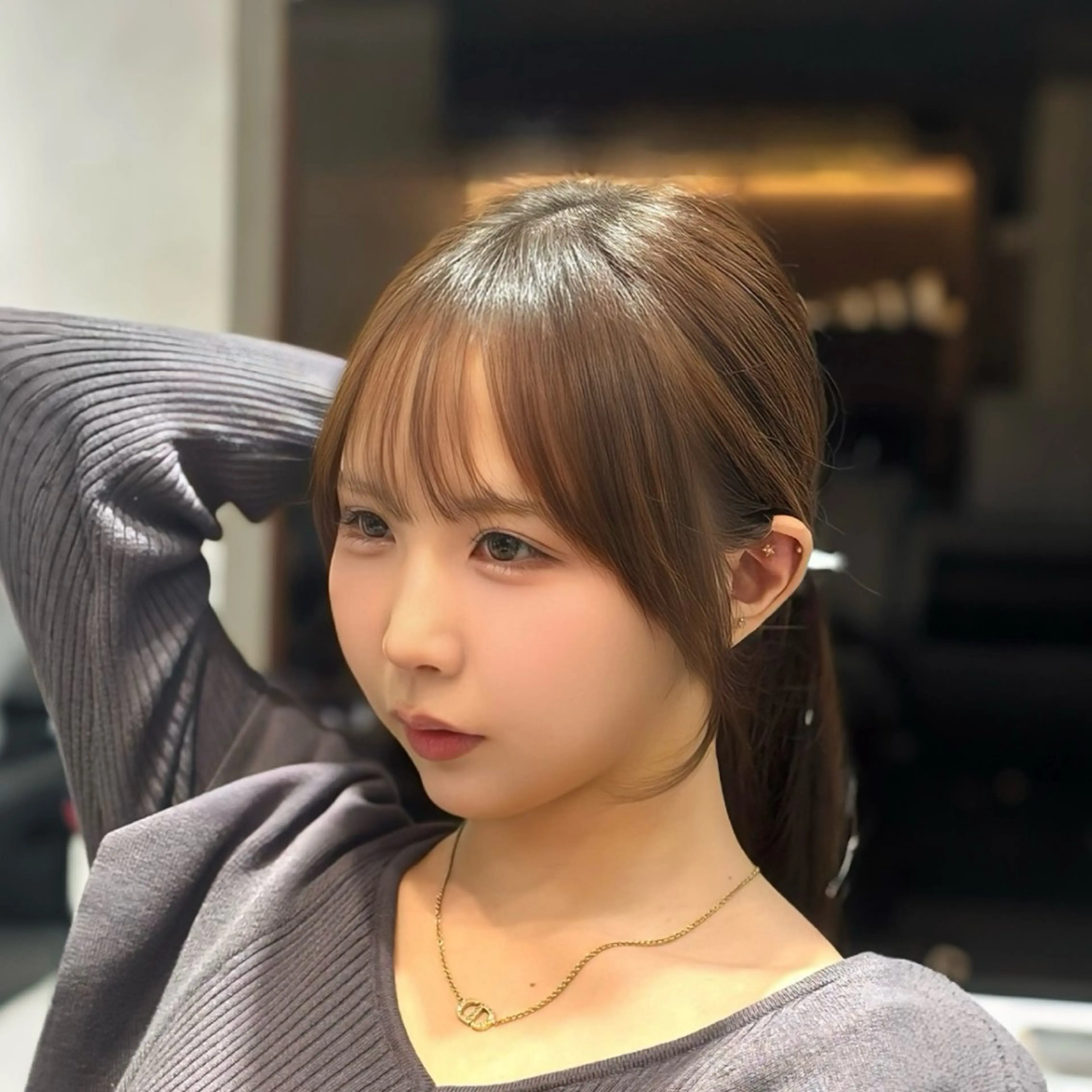 ロング カット ヘアカラー トリートメント RYU/レイヤーカッ ト/透明感艶カラー/のヘアスタイル