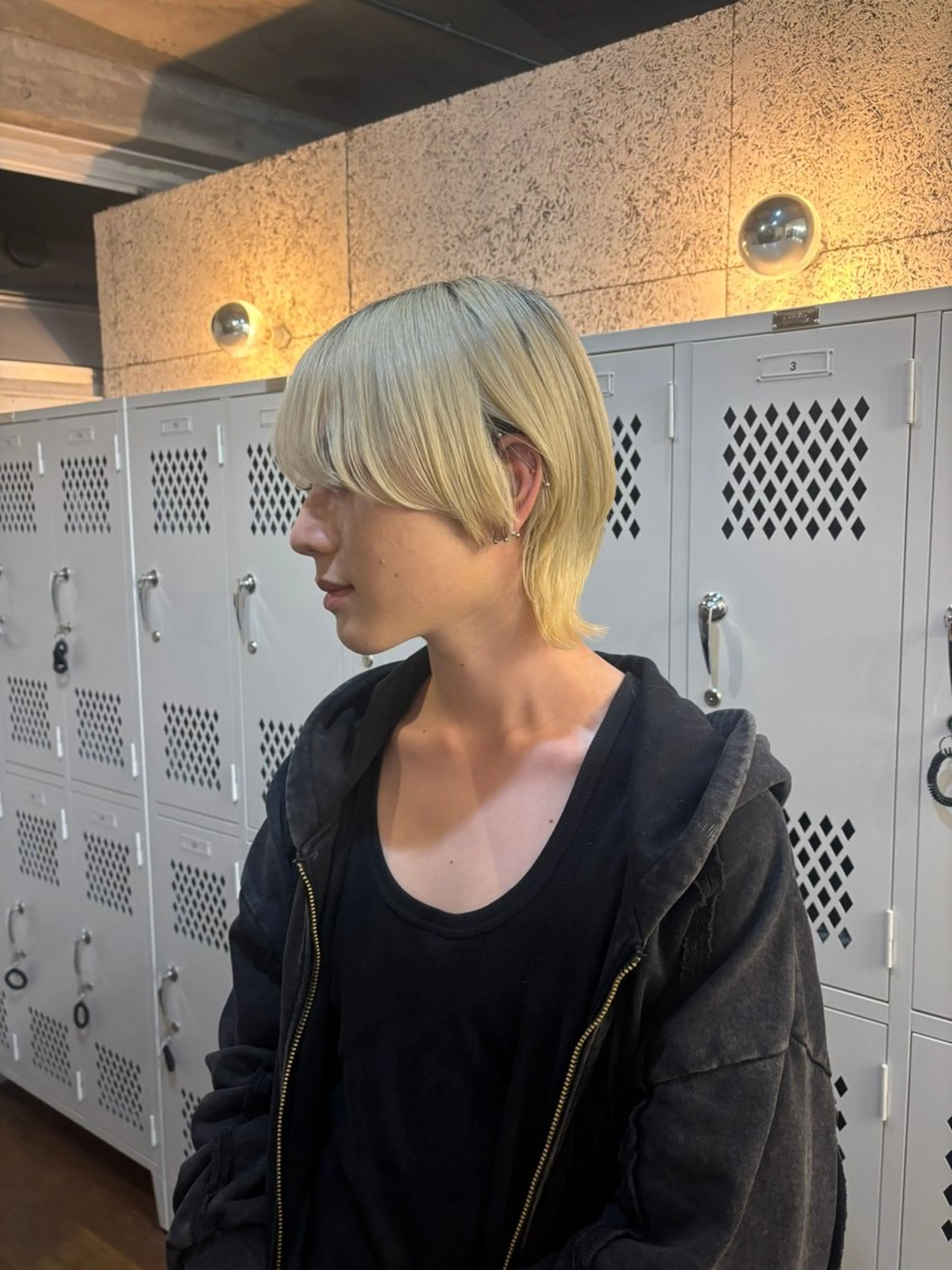 ミディアム カラー メンズ fifth 庄子愛彩のヘアスタイル