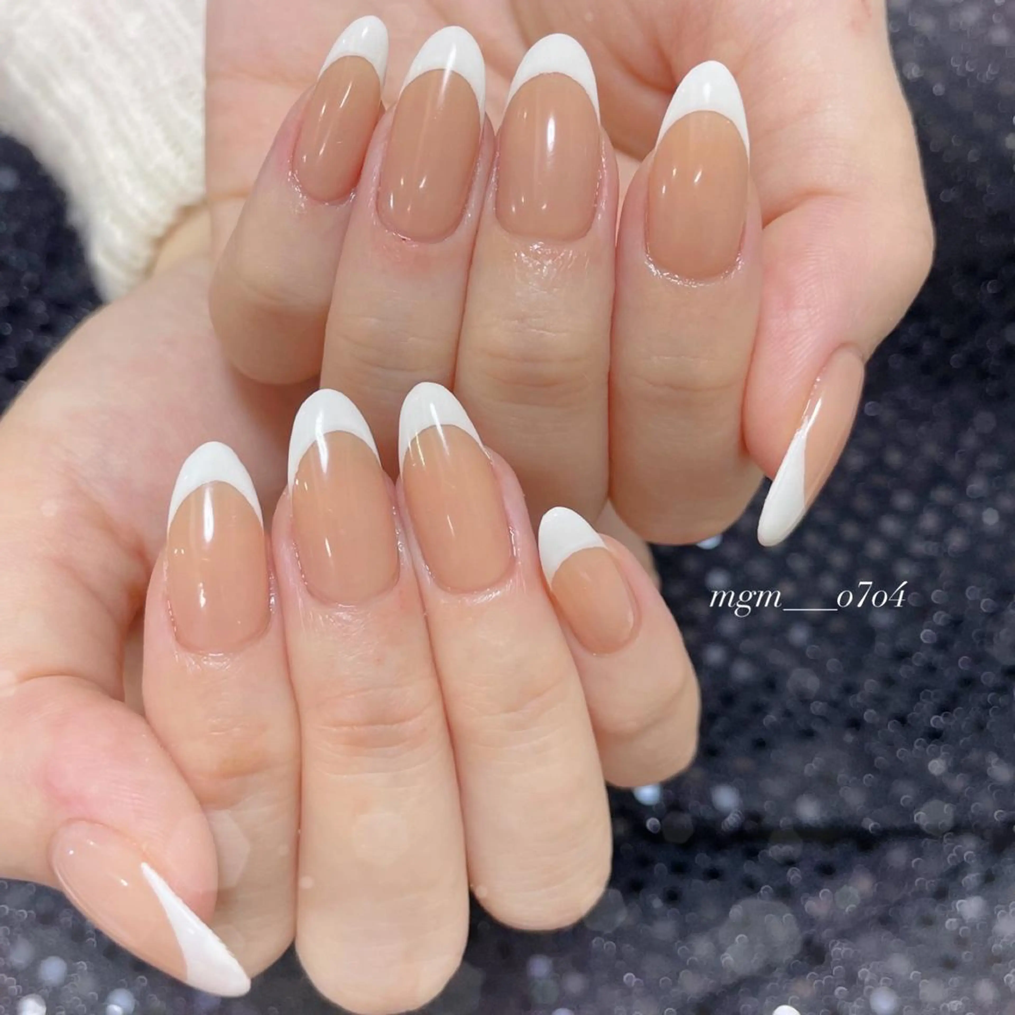 ネイル フレンチネイル ハンドネイル ハンドケア MoON...❤︎ MeGuのネイルデザイン