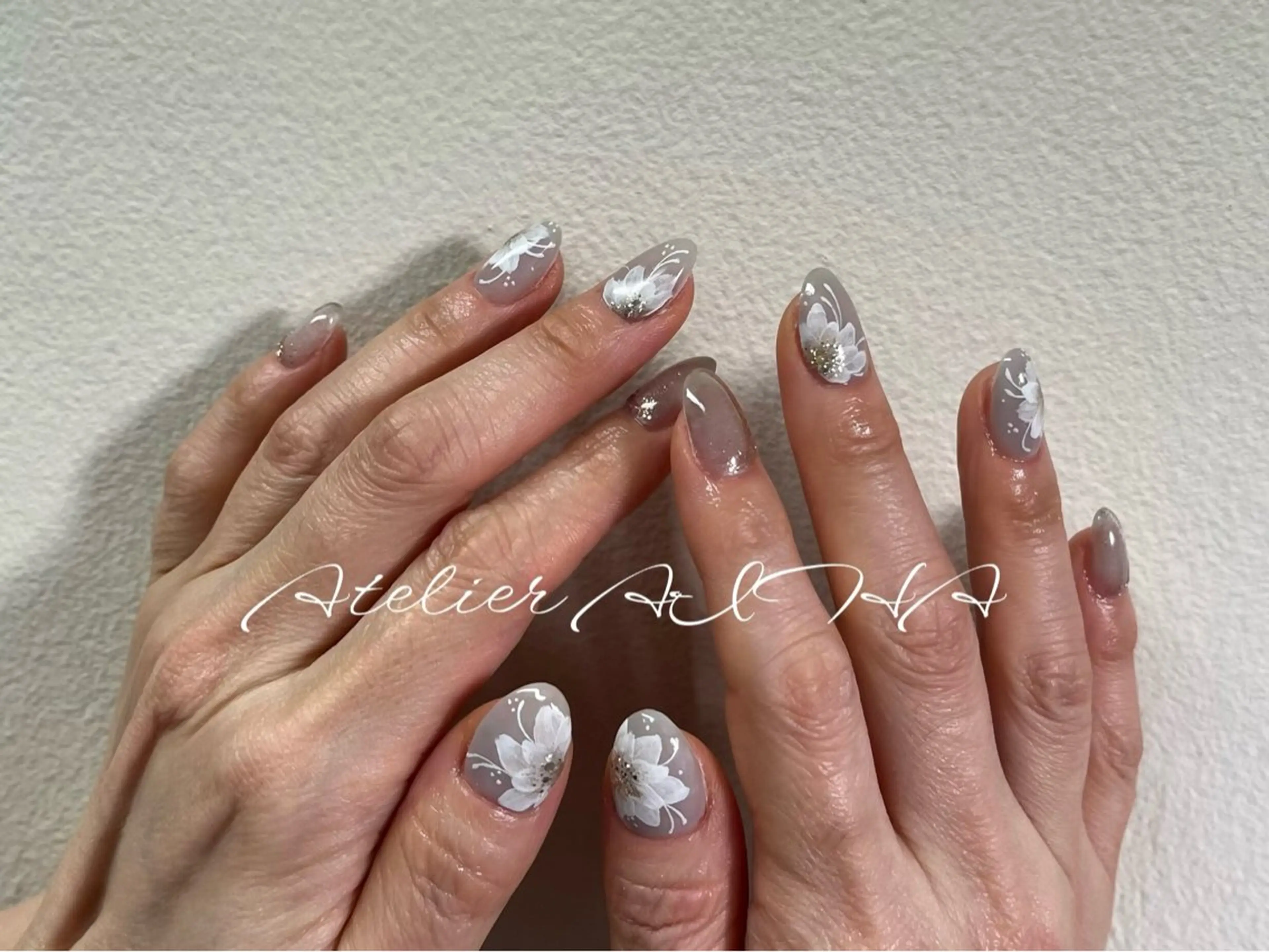 ミディアム ハンドネイル アトリエAIHA★ フィルイン推奨サロンのネイルデザイン