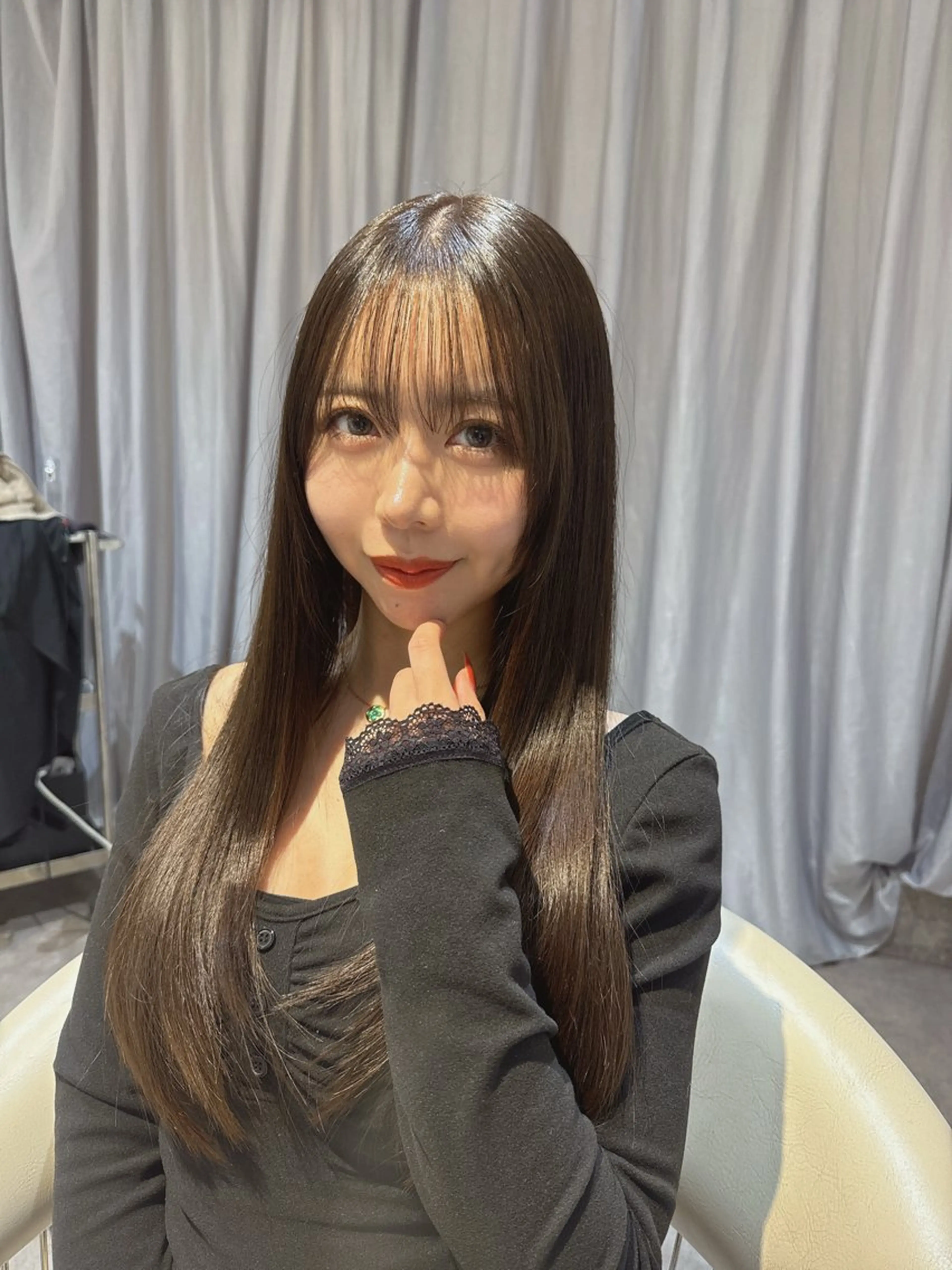 ロング カラー 透明感カラー グレージュ トリートメント ヘアカラー トリートメント 💎透明感カラー特化 💎TAISEIのヘアスタイル