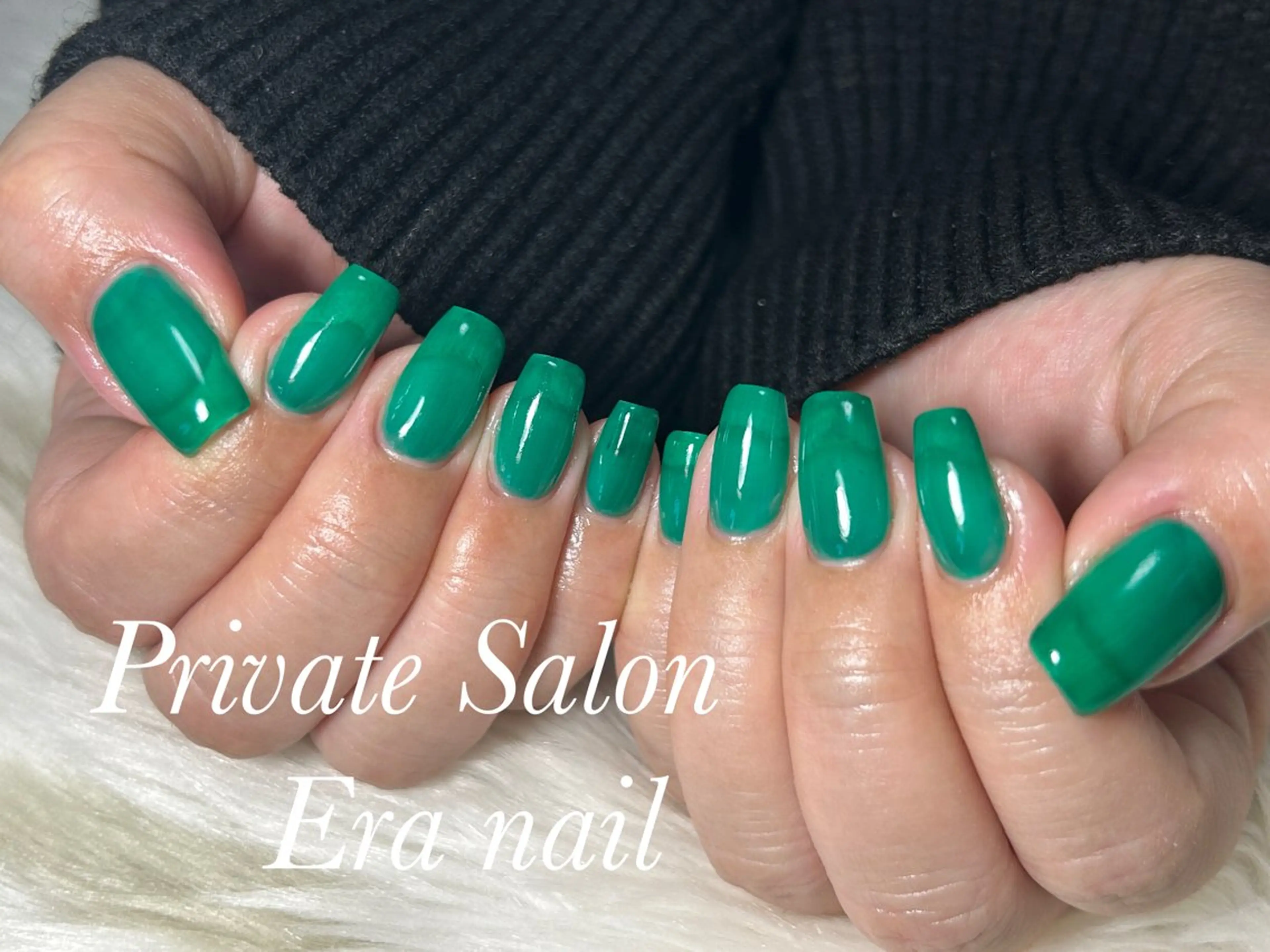 ネイル ワンカラーネイル ハンドネイル Era nailのネイルデザイン